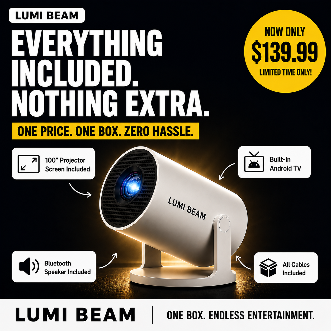 Lumi Beam Facebook ad