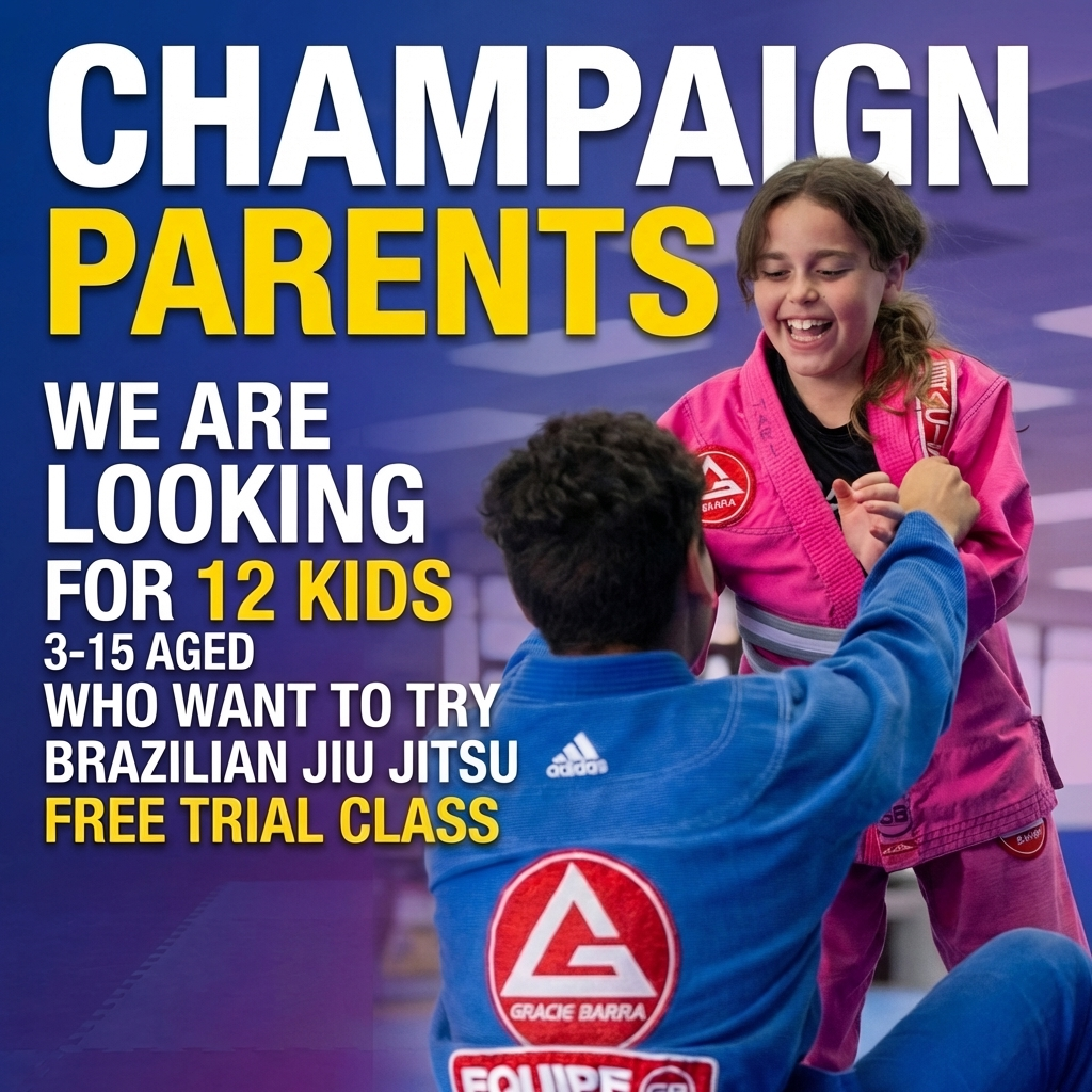 Gracie Barra Champaign Facebook ad