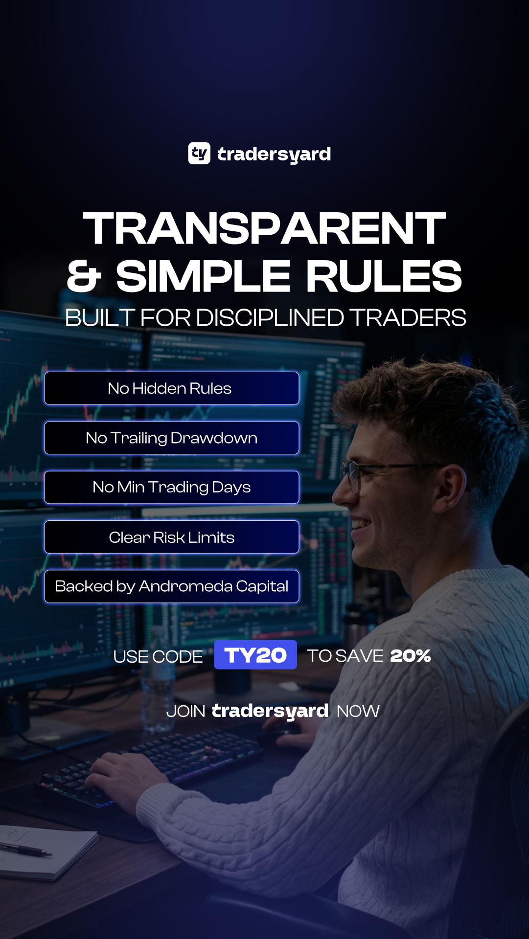 Tradersyard Facebook ad from Apr 3, 2026