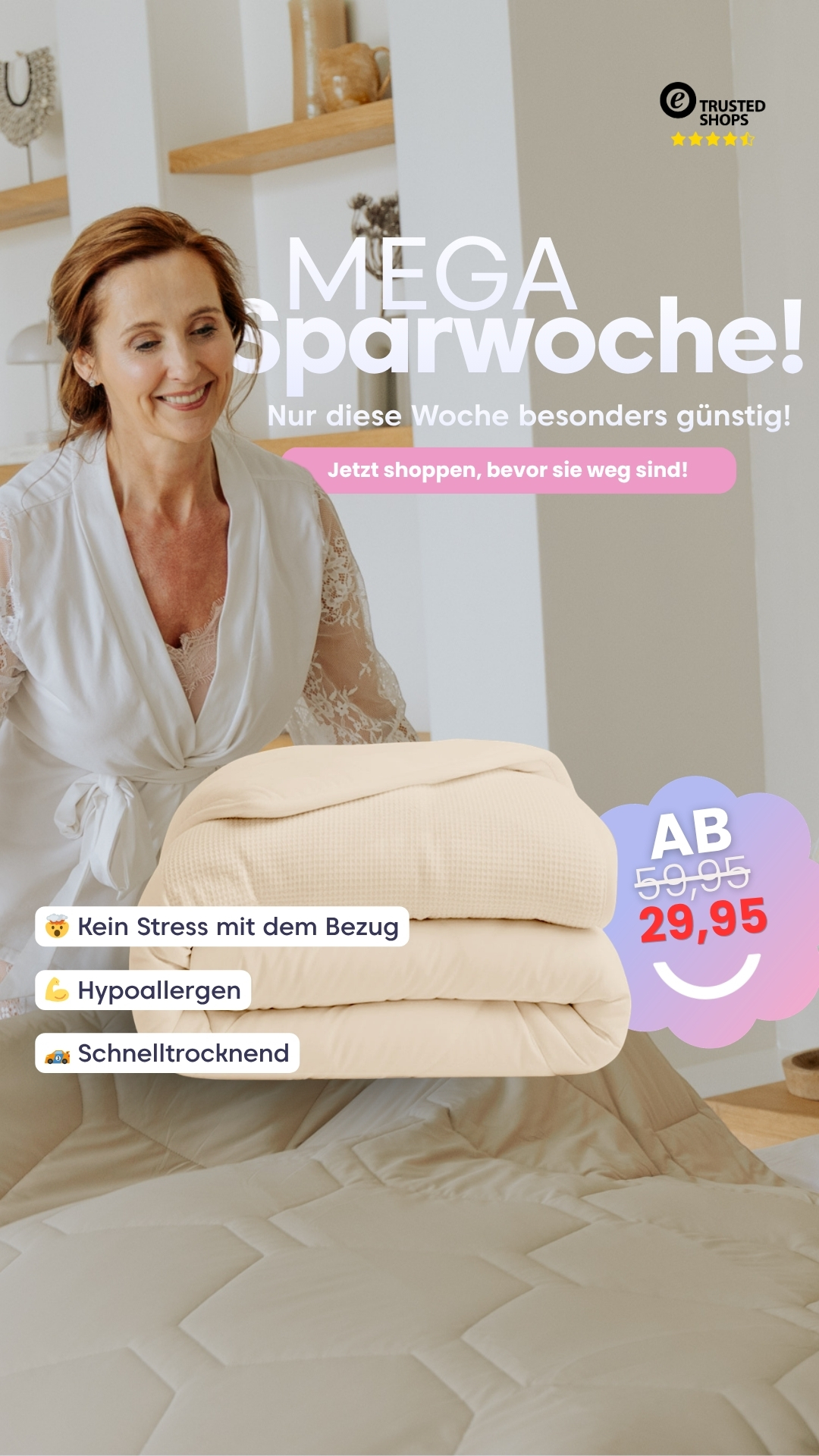 Thehappybed.de Facebook ad