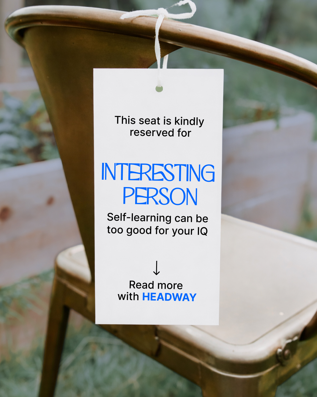 Headway App Facebook ad