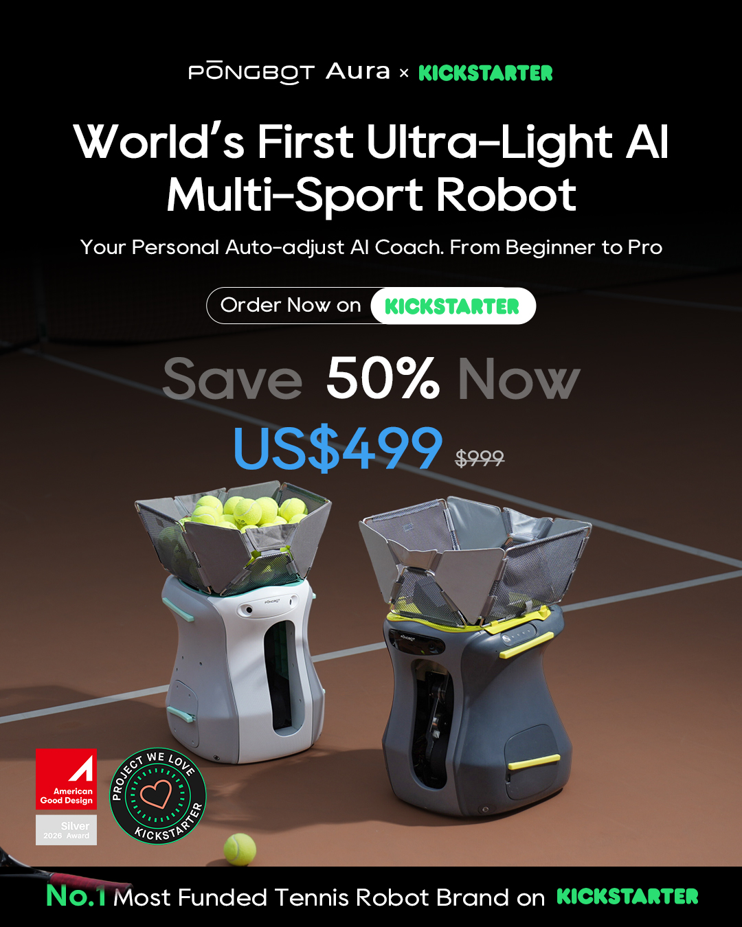 Pongbot Sports Facebook ad
