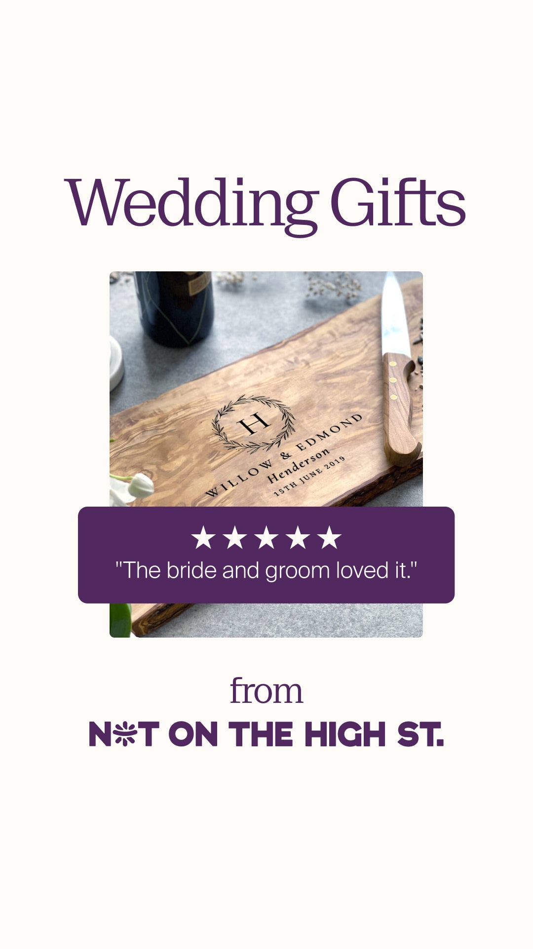 notonthehighstreet Facebook ad
