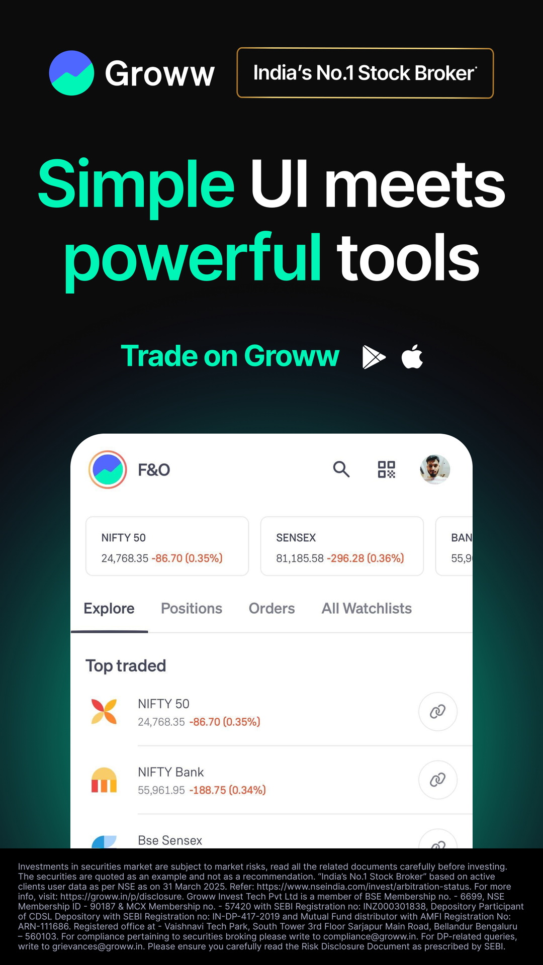 Groww Facebook ad