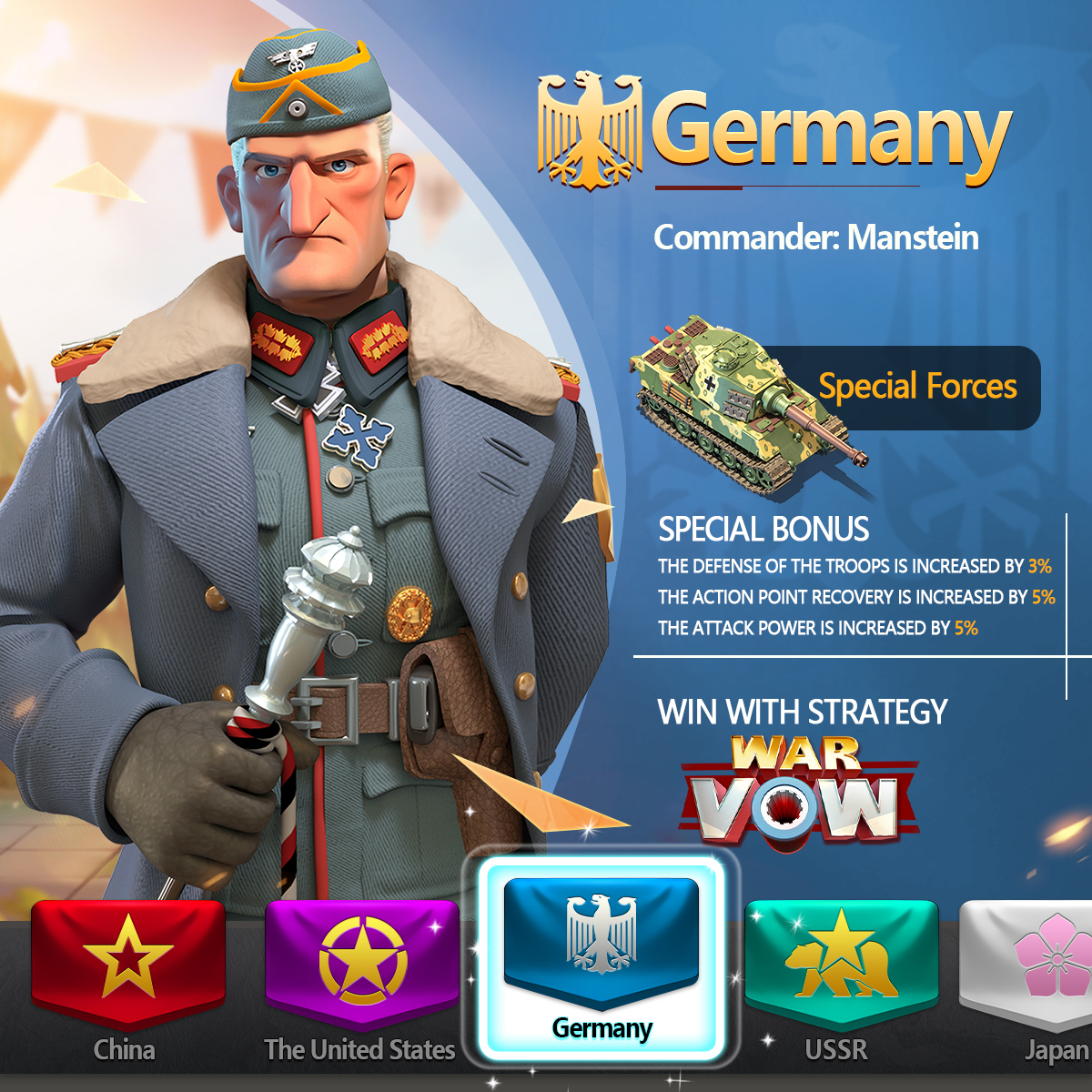 Warvow Global Facebook ad: War Vow