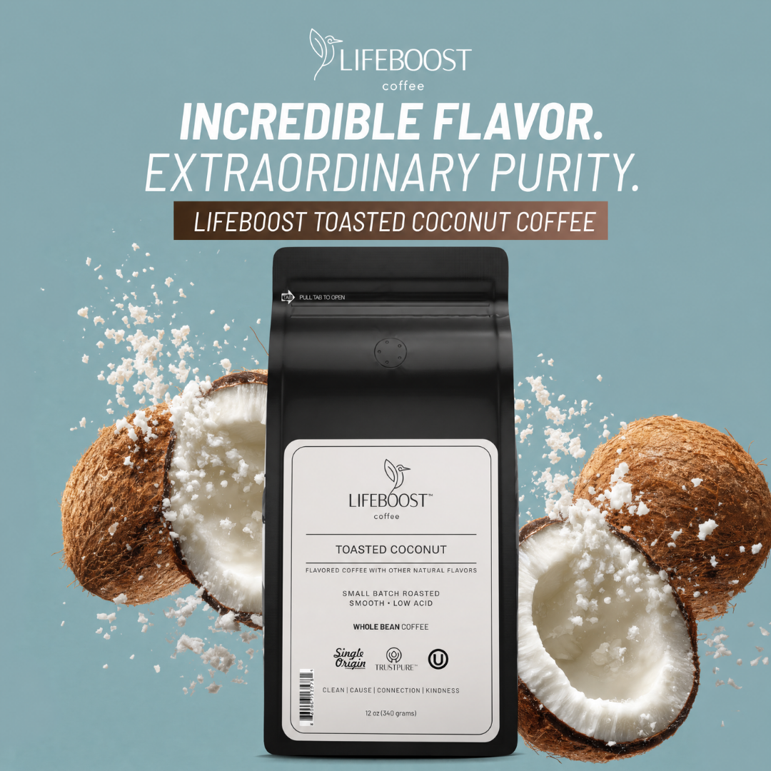 Lifeboost Coffee Facebook ad