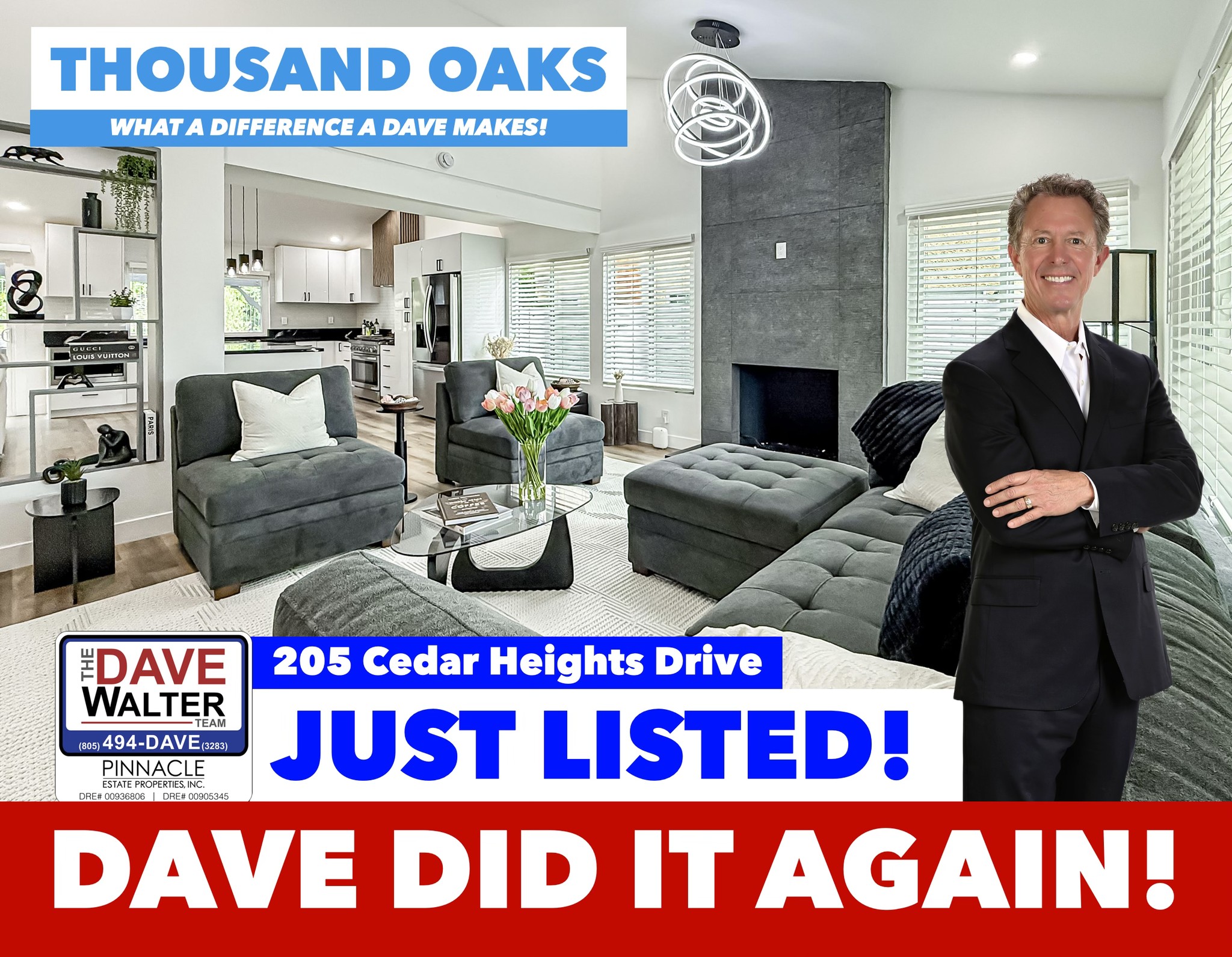 The Dave Walter Team Facebook ad: 205 Cedar Heights Dr, Thousand Oaks, CA 91360 | MLS…