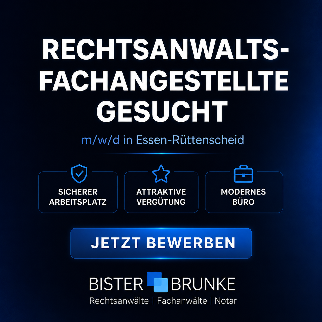 Verkehrsrecht Essen Facebook ad: Rechtsanwaltsfachangestellte in Essen-Rüttenscheid (m/w/d)…