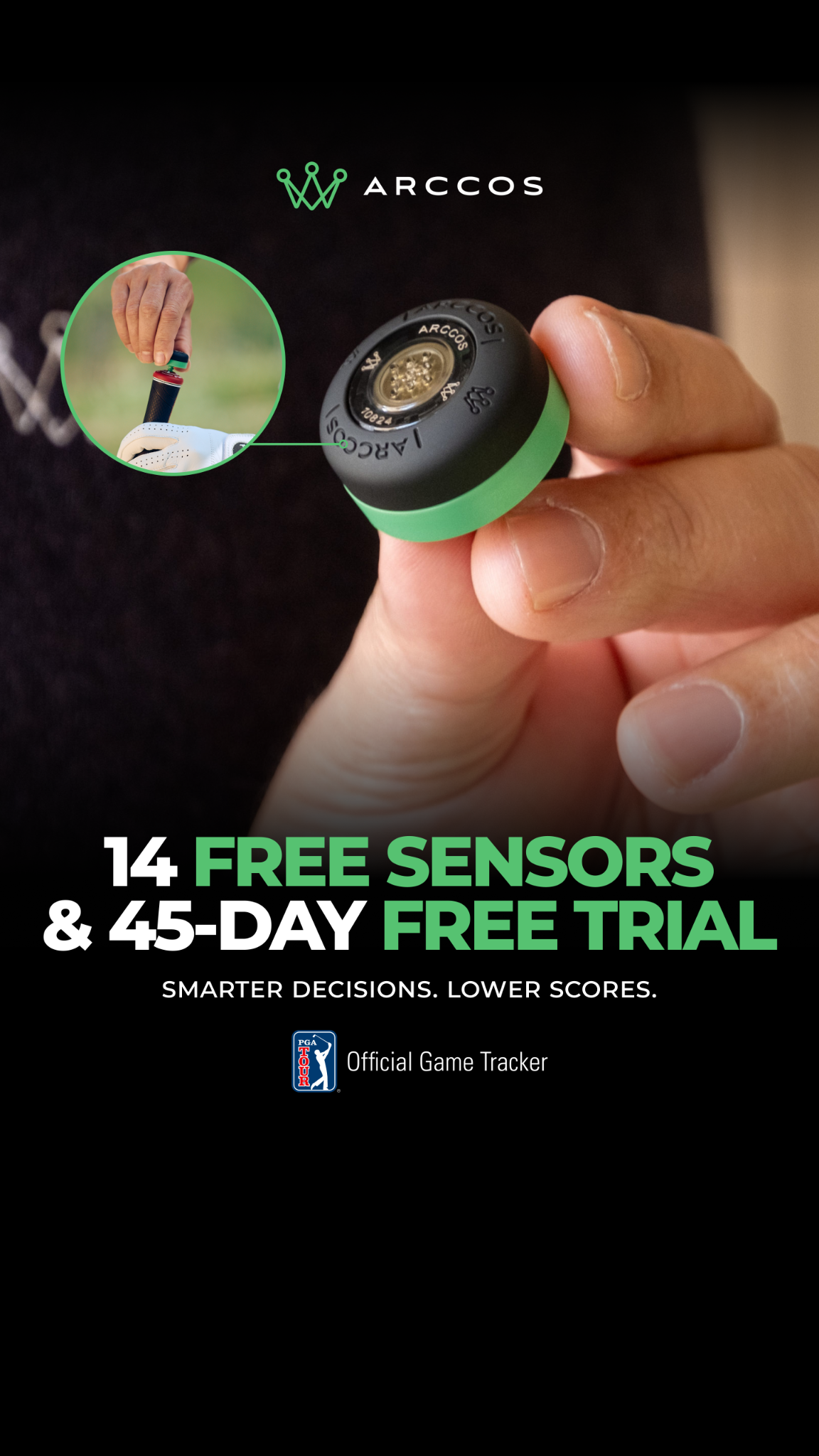 Arccos Golf Facebook ad