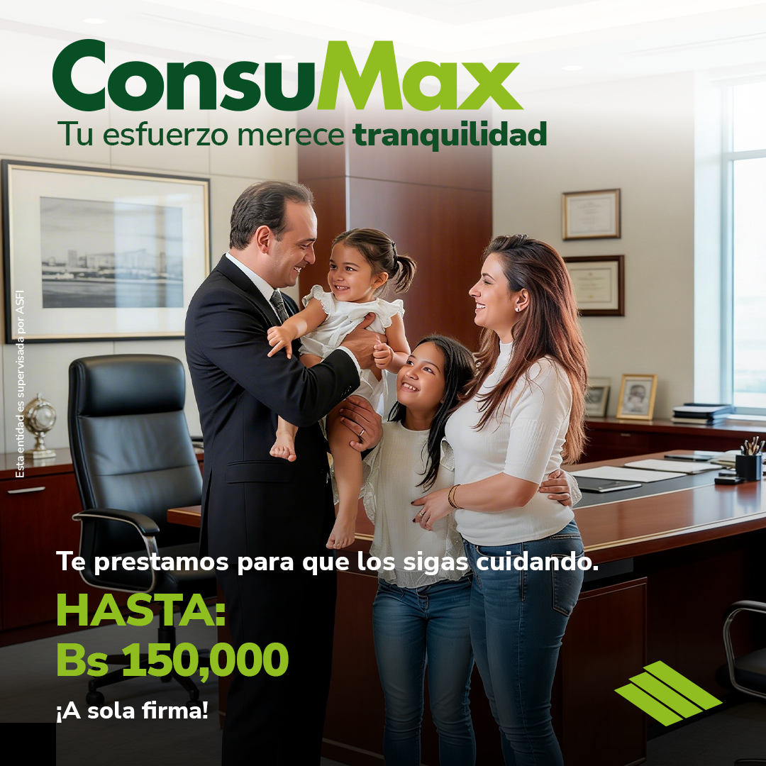 Banco Ganadero Facebook ad: Consumax para ellos