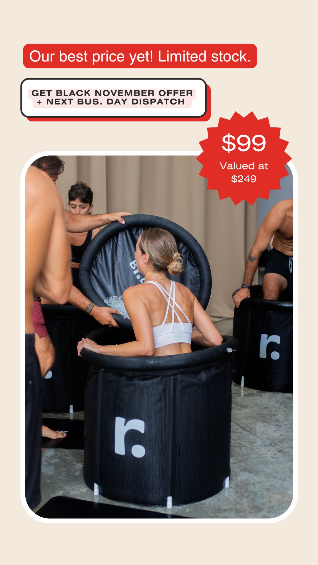 Ritual Recovery Facebook ad