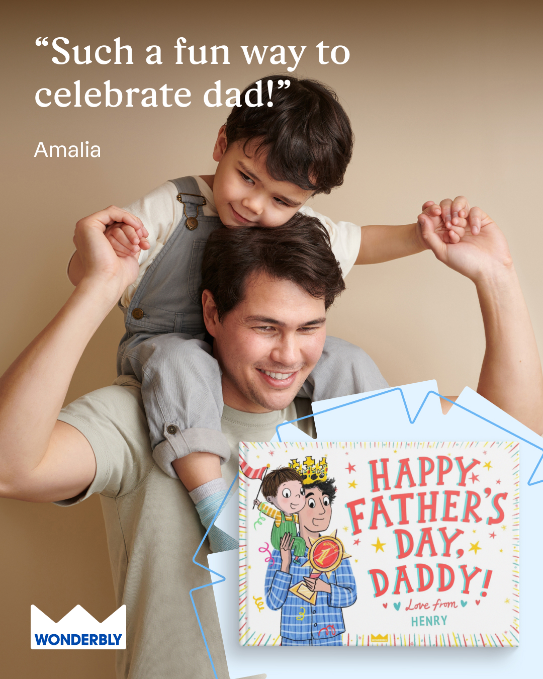 Wonderbly Facebook ad