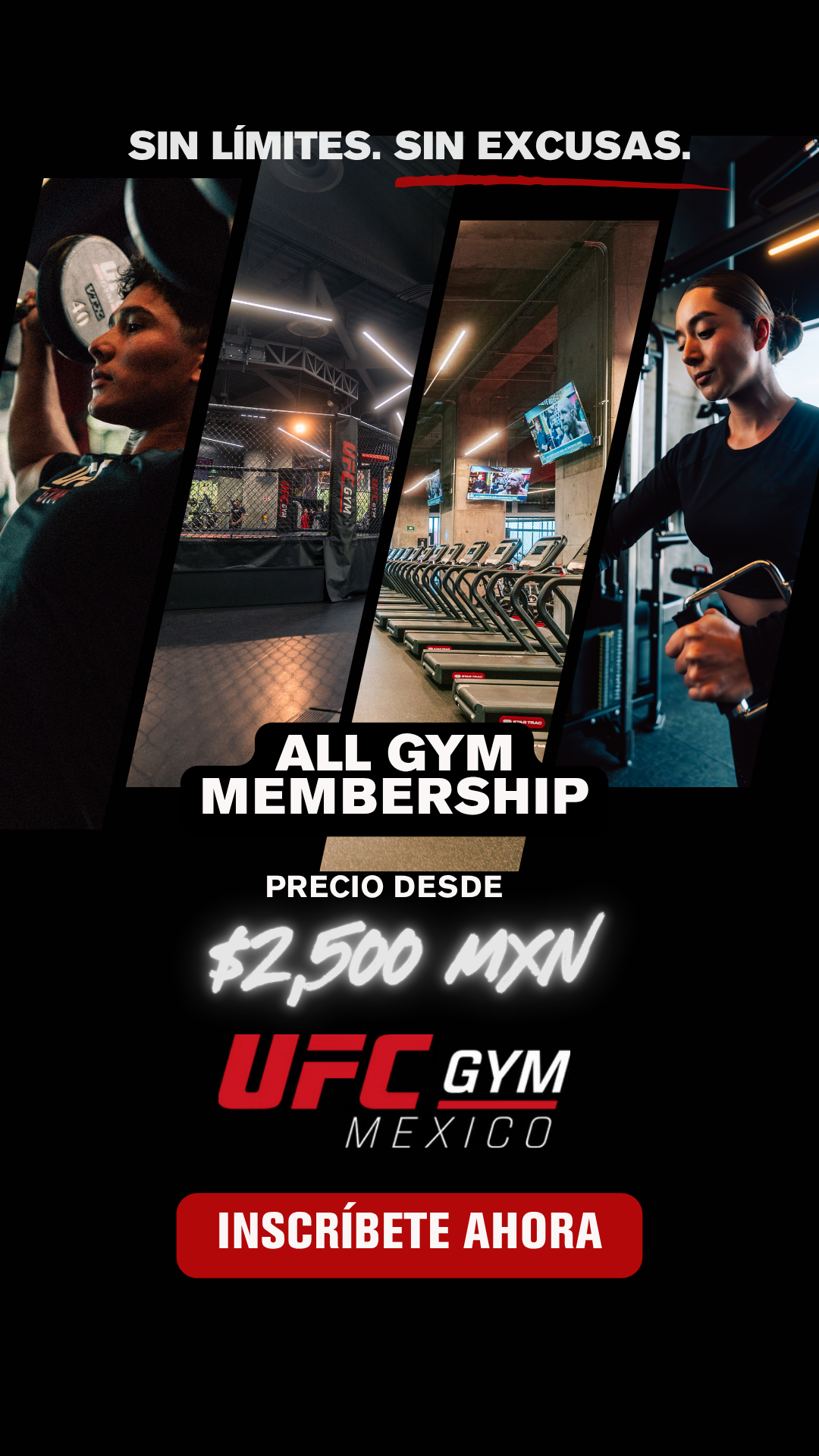 UFC Gym México Facebook ad