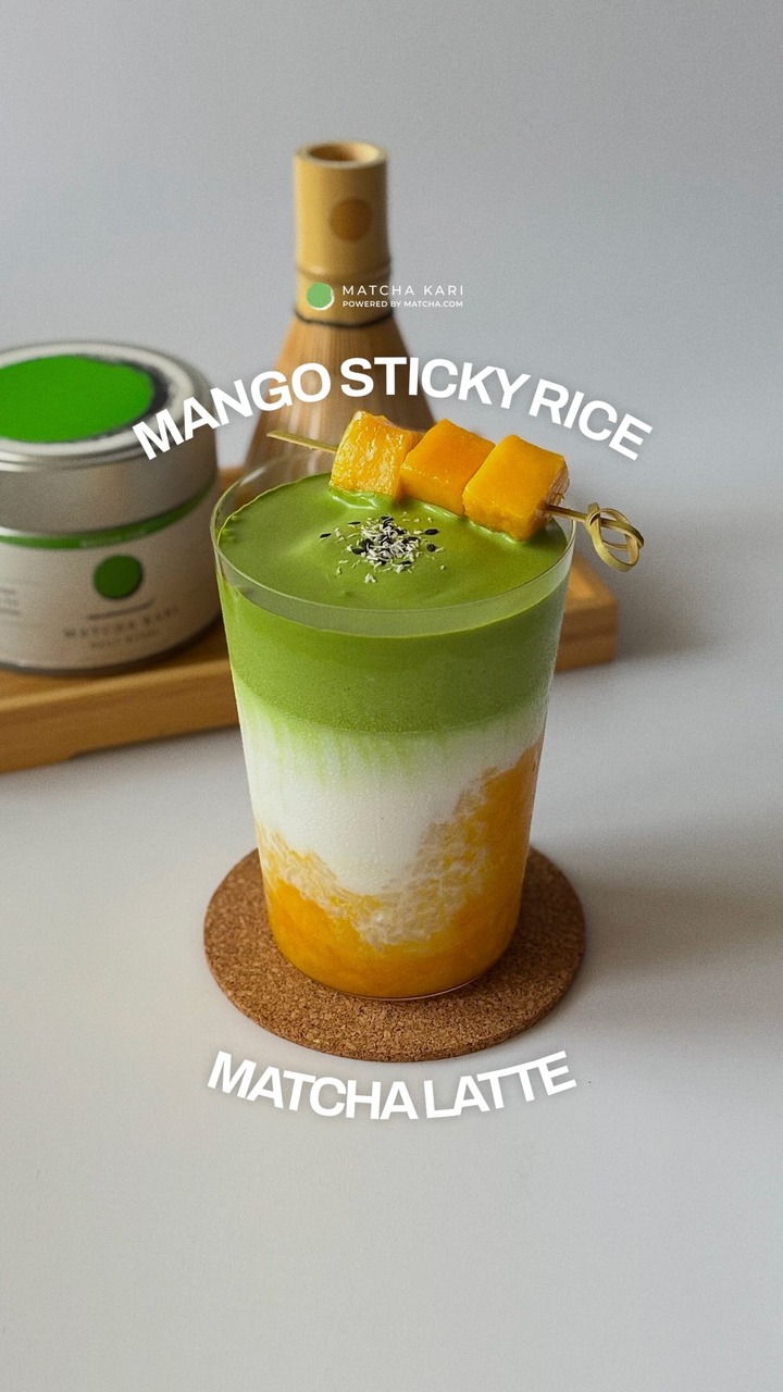 Matcha.com Facebook ad: A beloved Thai dessert, reimagined in a cup.