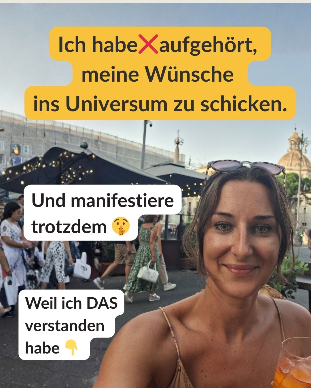 Mindbliss Facebook ad: Manifestieren ohne Universum?!