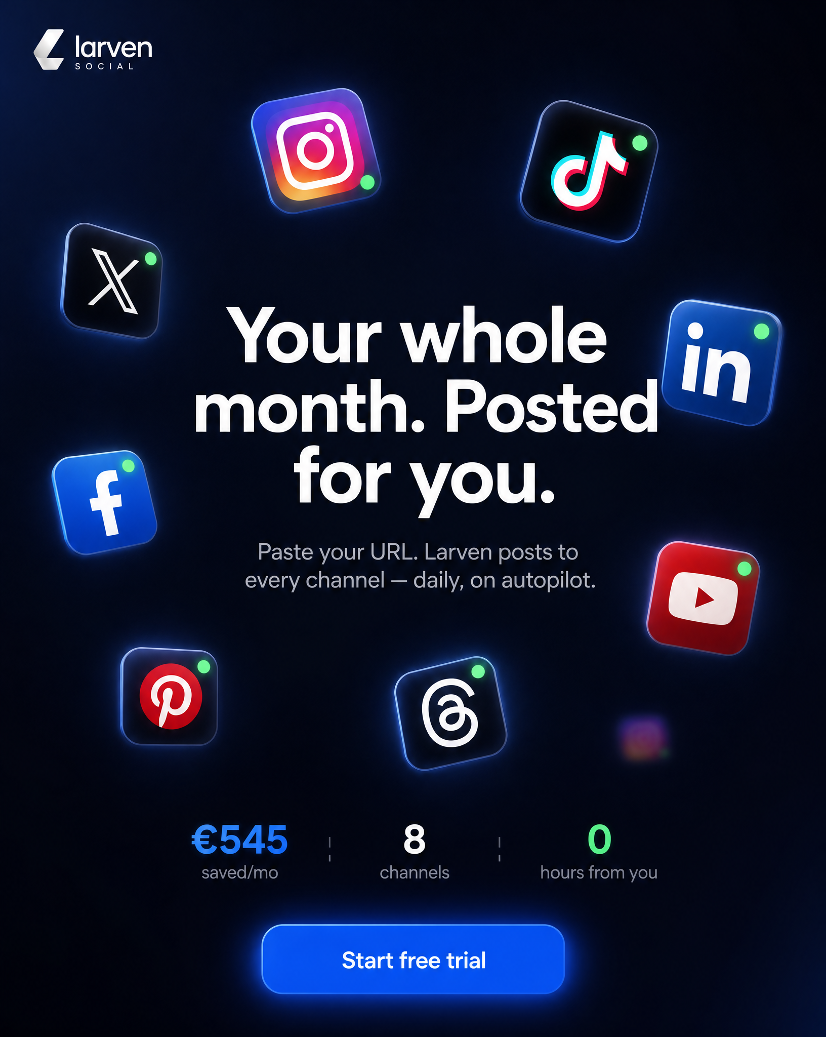 Larven AI Facebook ad