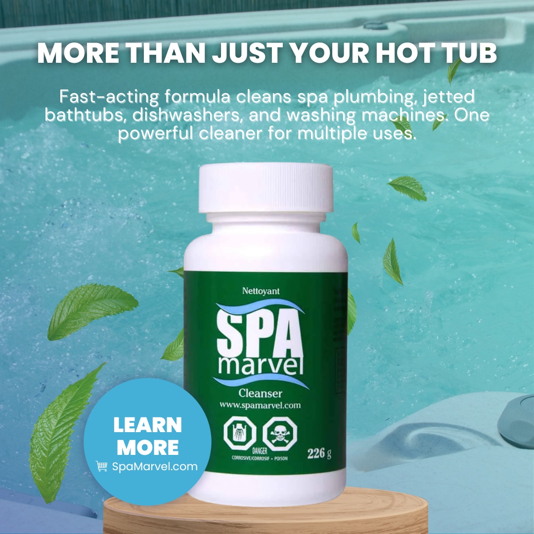 Spa Marvel Facebook ad: Deep Clean Your Hot Tub's Plumbing System