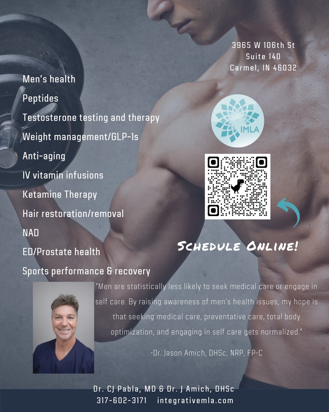 Integrative Medicine, Laser & Aesthetics Facebook ad: Get healthy, safely!