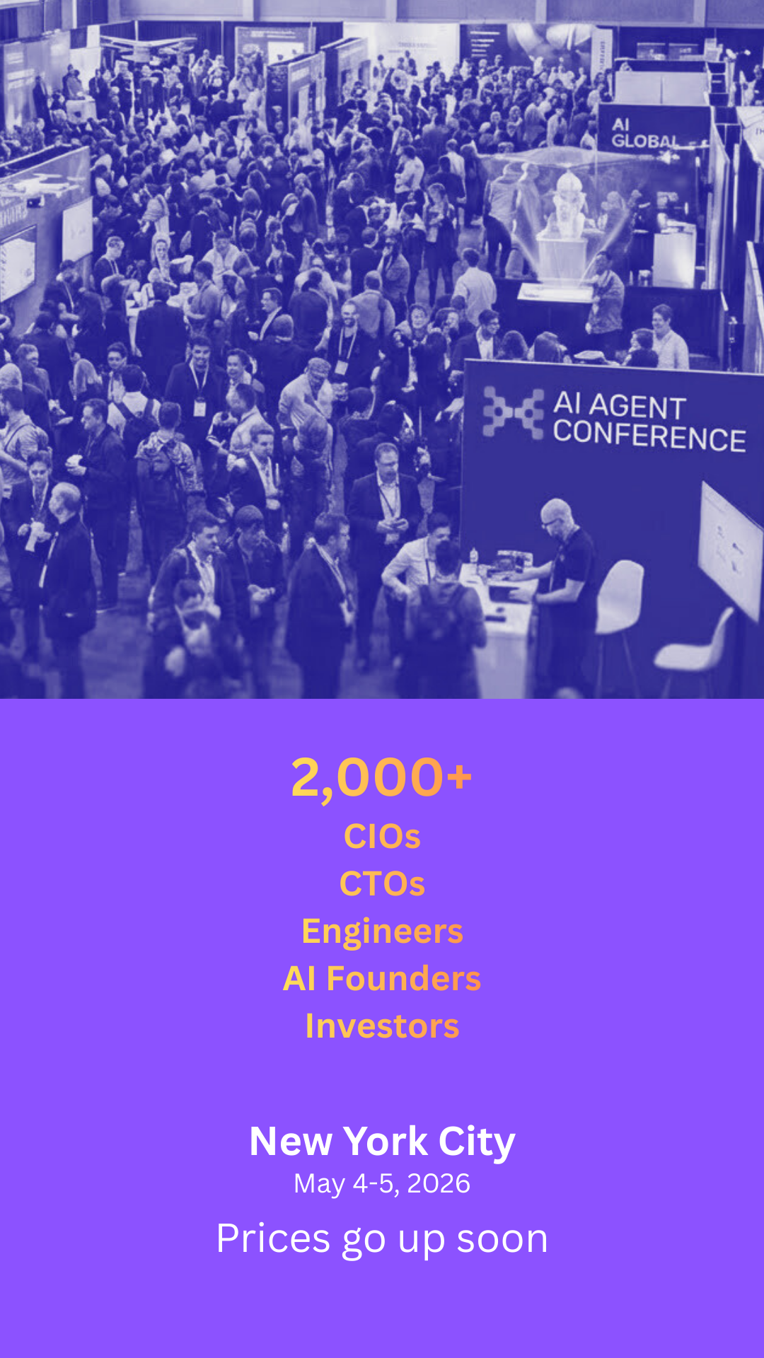 AI Agent Conference Facebook ad