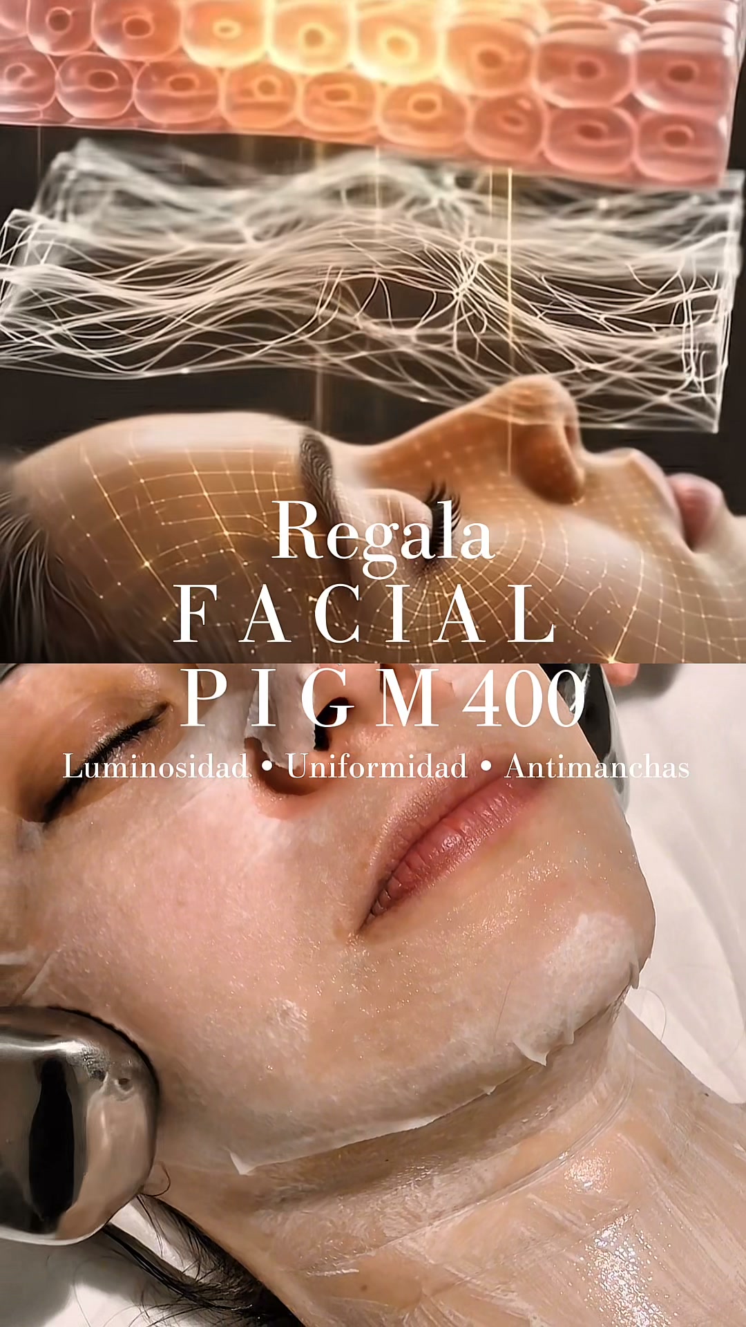 Beldon Beauty Facebook ad: Menos manchas. Más luz.