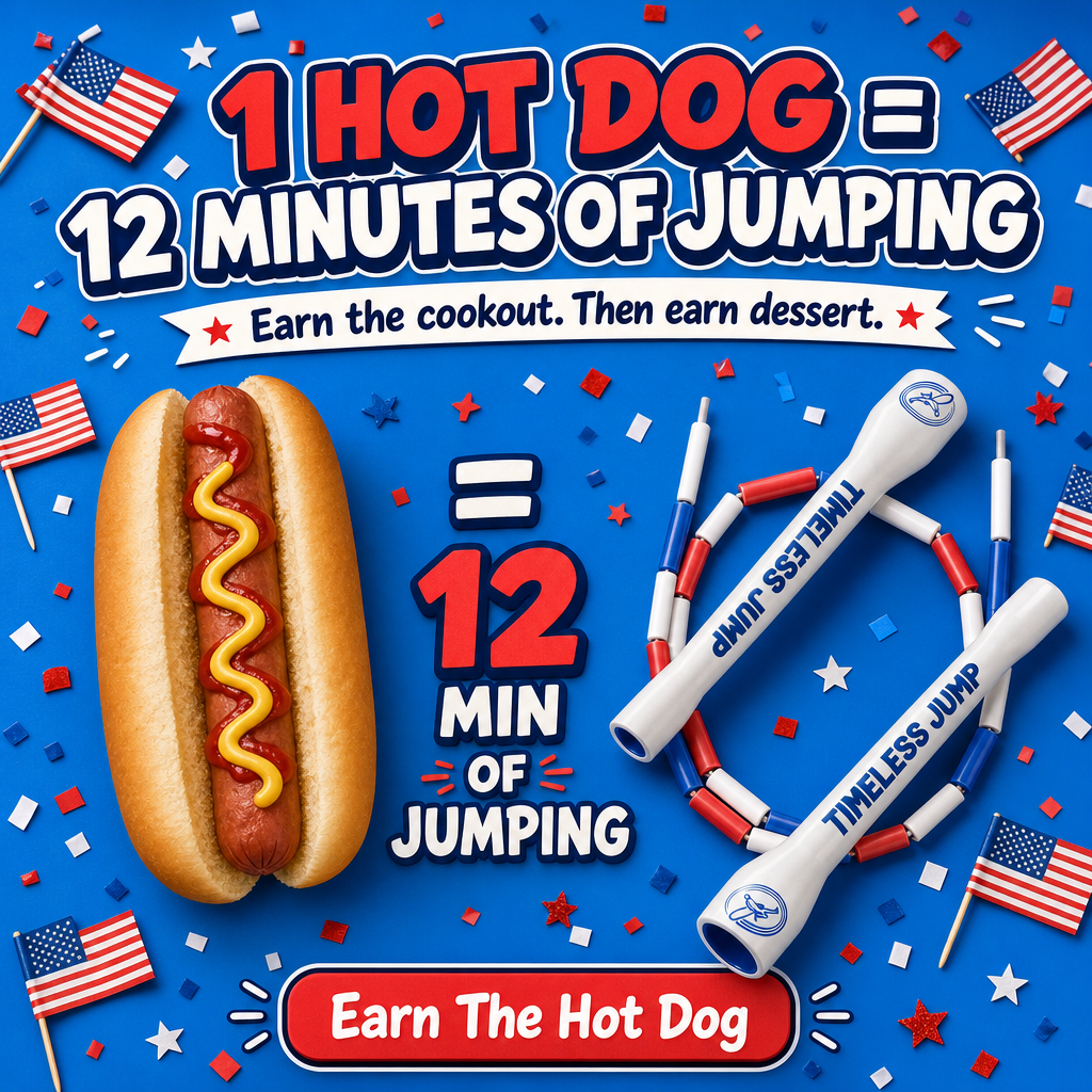 Timeless Jump Facebook ad: 4th of July Sale, Buy 1 Get 1 FREE