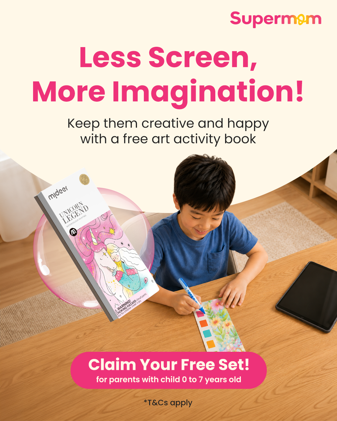 Supermom Facebook ad