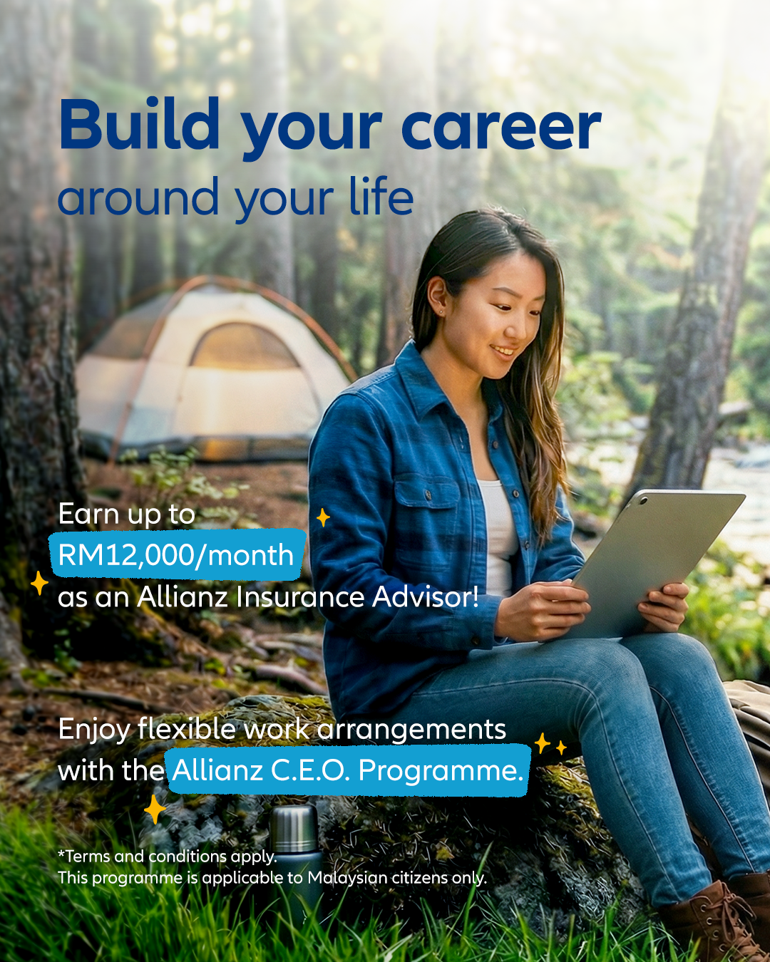 Allianz Facebook ad: Career on Your Terms