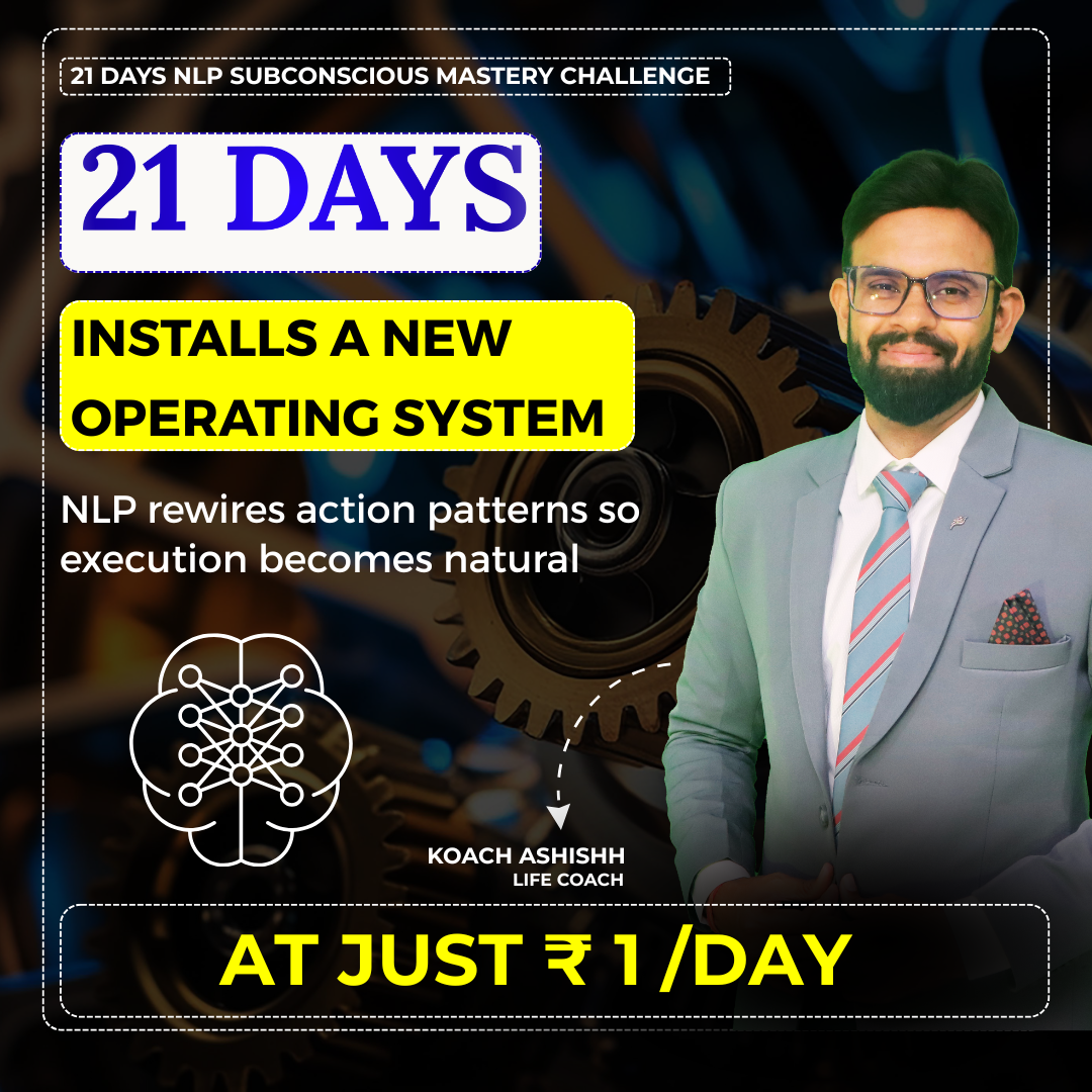 Koach Ashishh Facebook ad: See What Changes In 21 Days