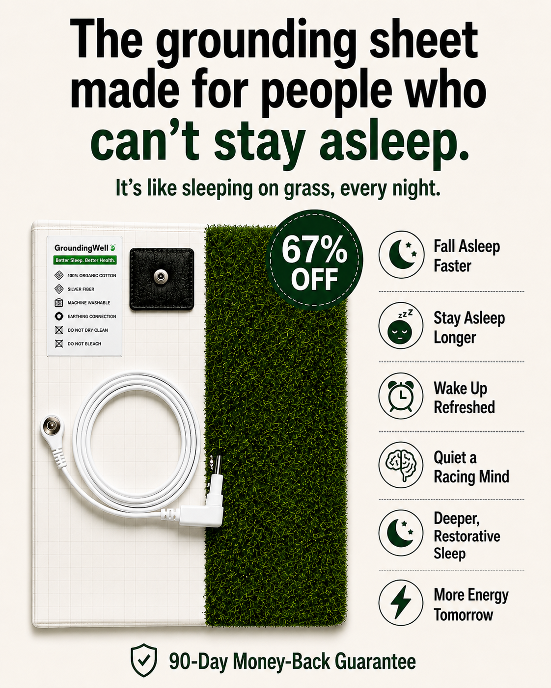 Grounding Health Benefits Facebook ad