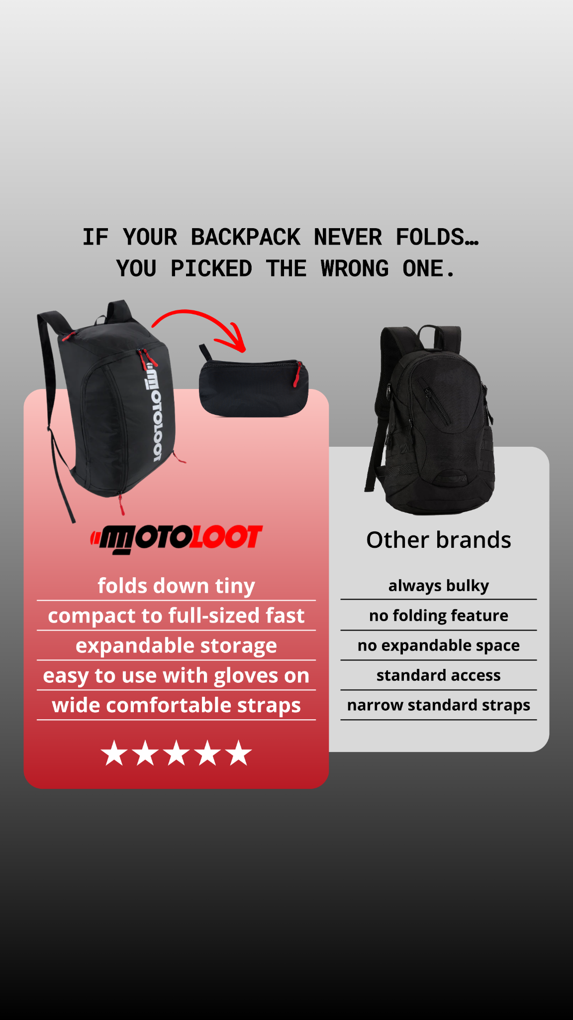 MotoLoot Facebook ad