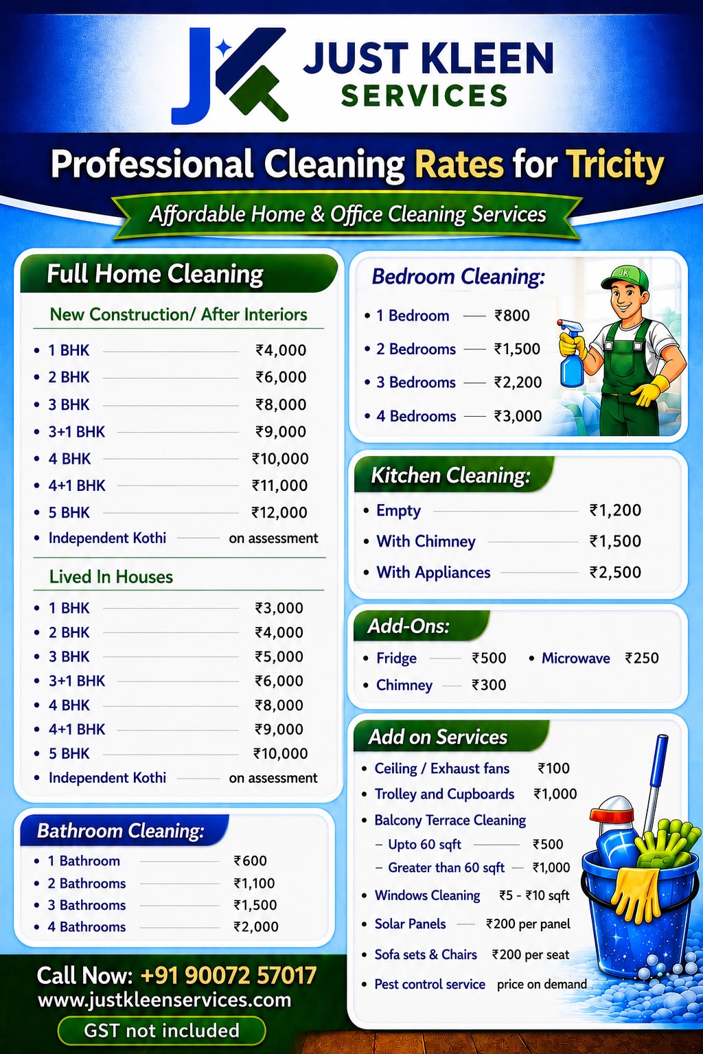 Just Kleen Services Facebook ad