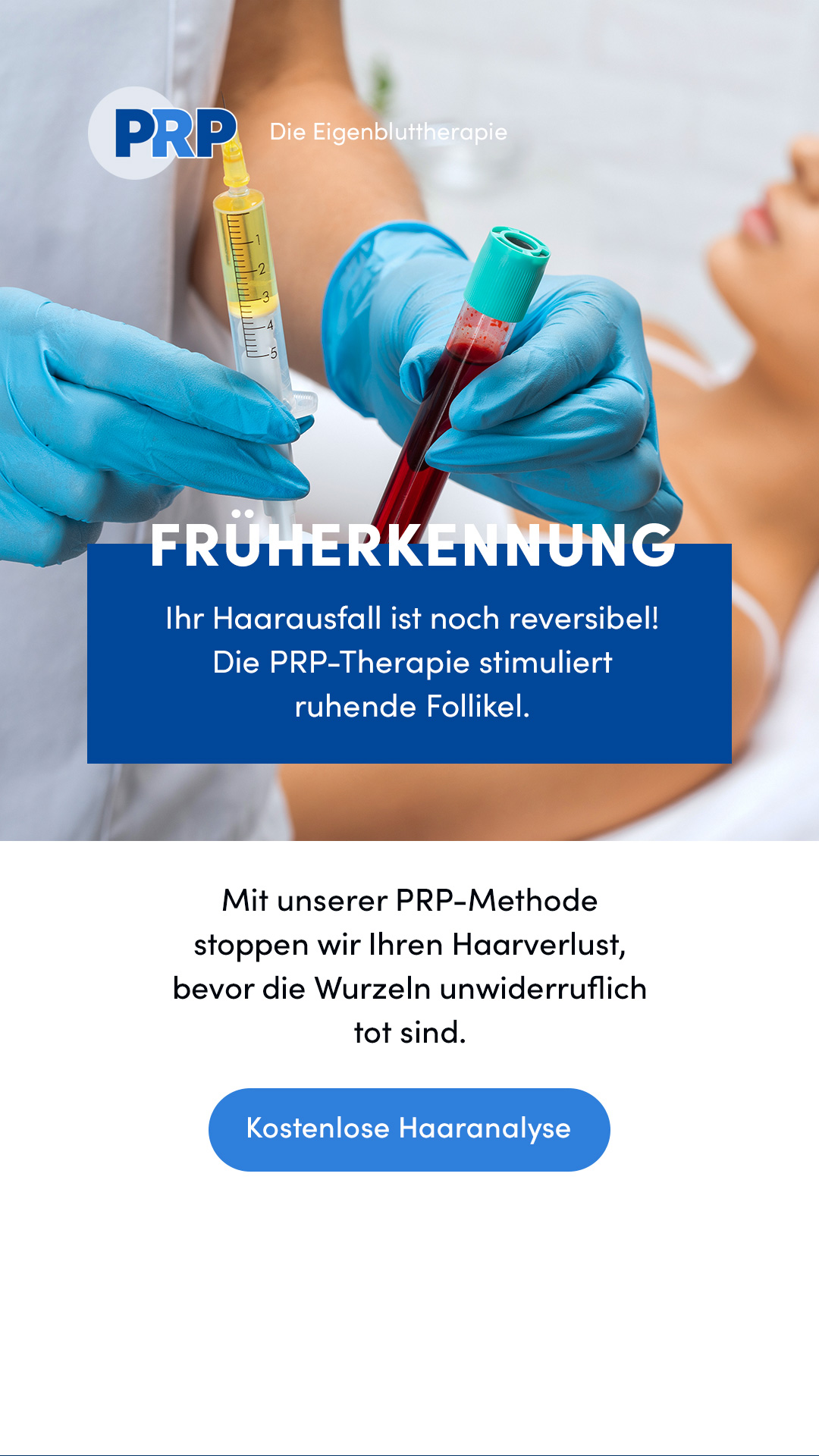 PRP Behandlung Facebook ad