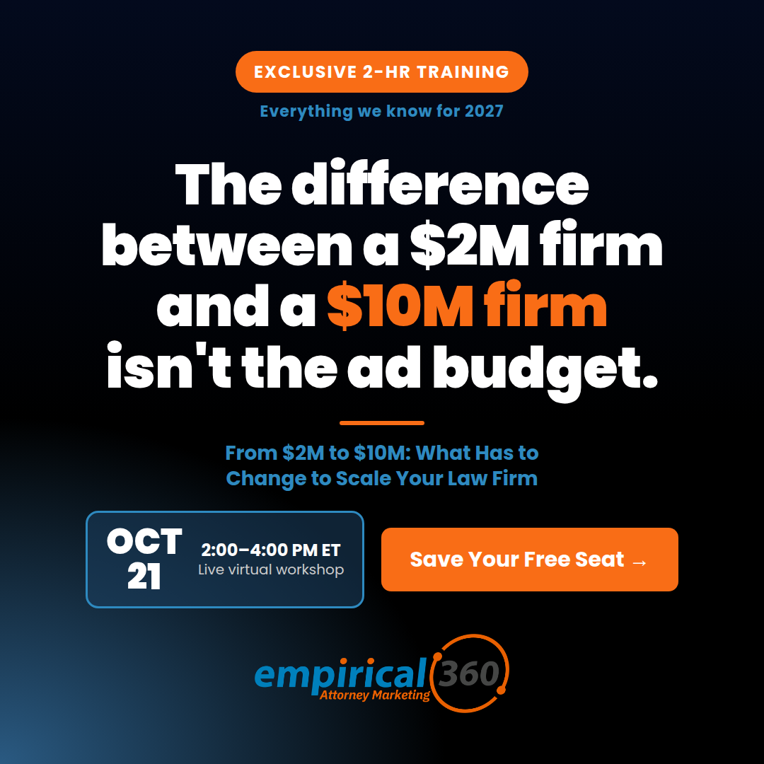 Empirical 360 Facebook ad: It's Not Your Ad Budget