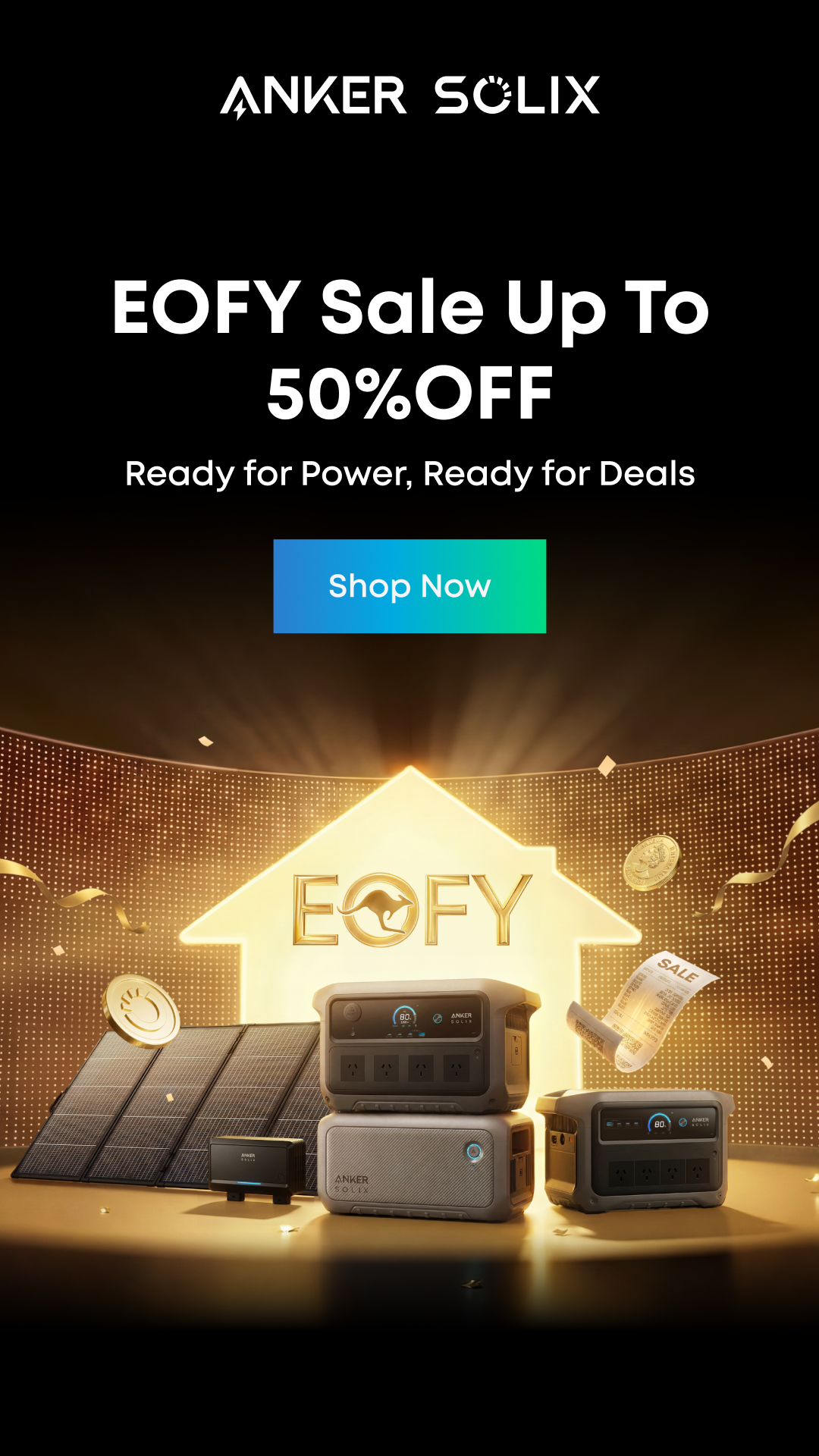 Anker SOLIX Facebook ad