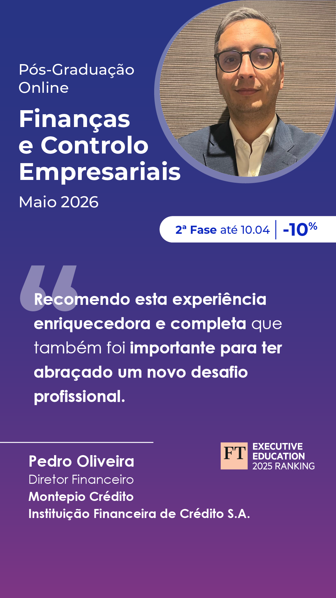 ISCTE Executive Education Facebook ad