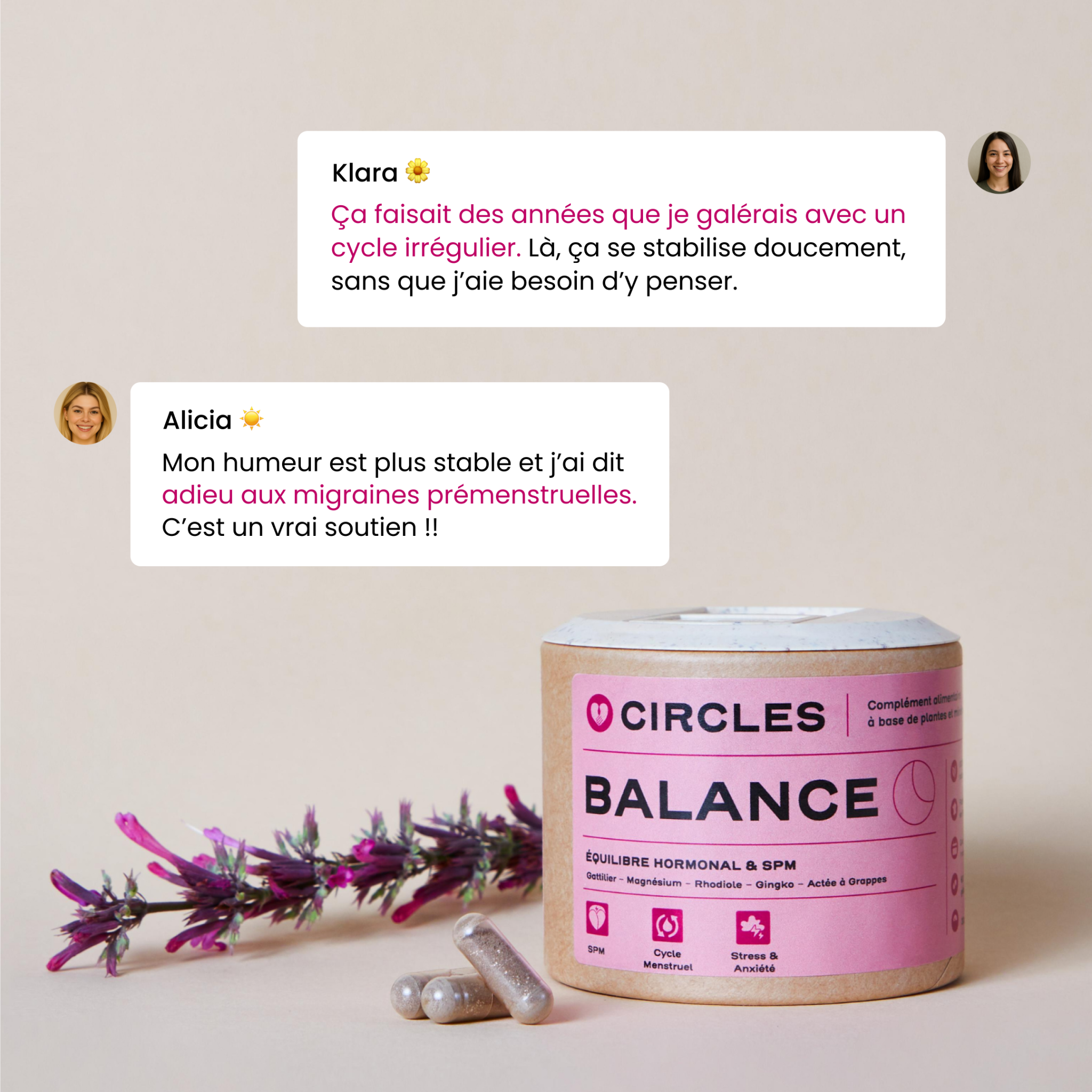 Circles Facebook ad