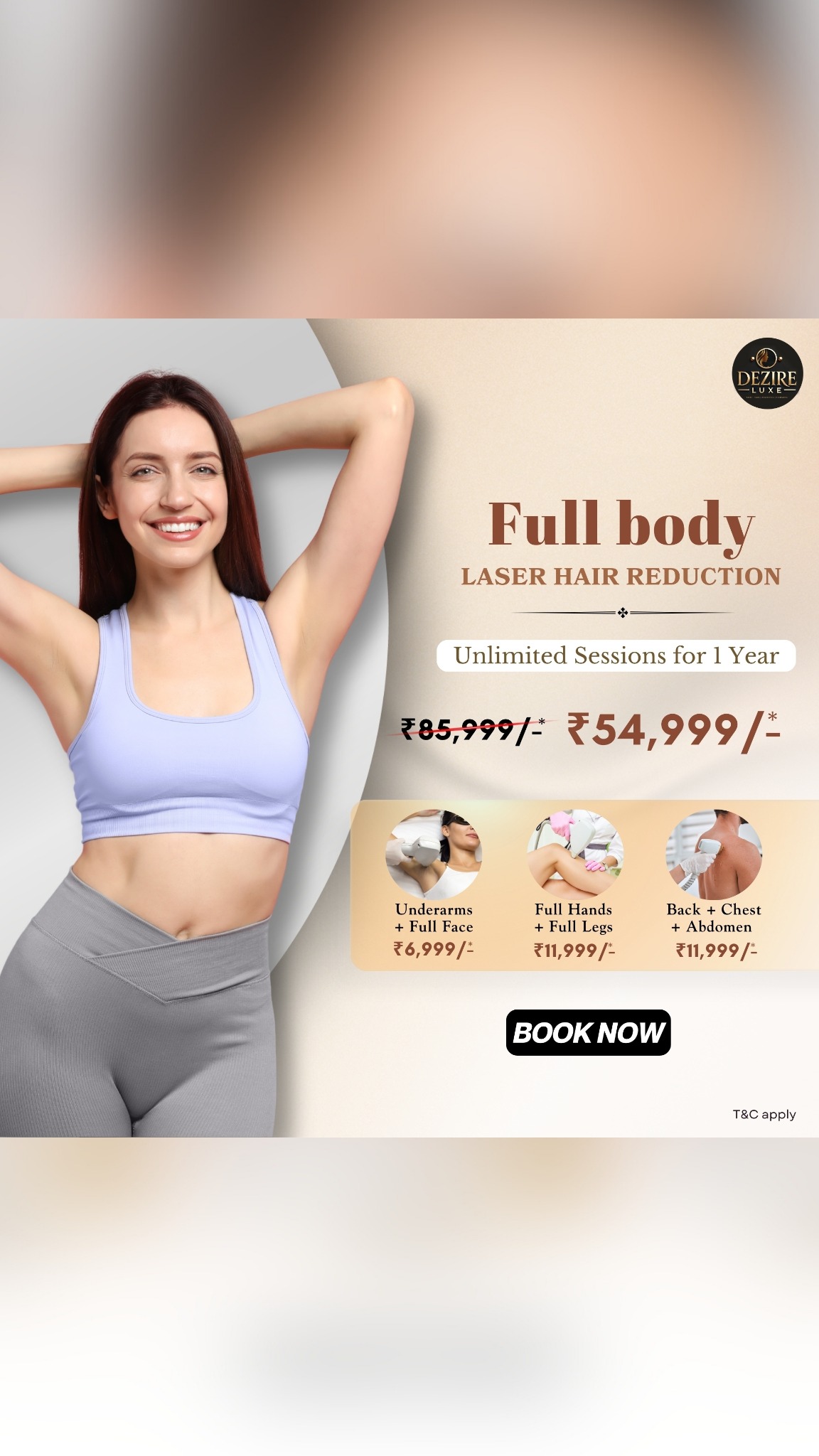 Dezireclinic Facebook ad