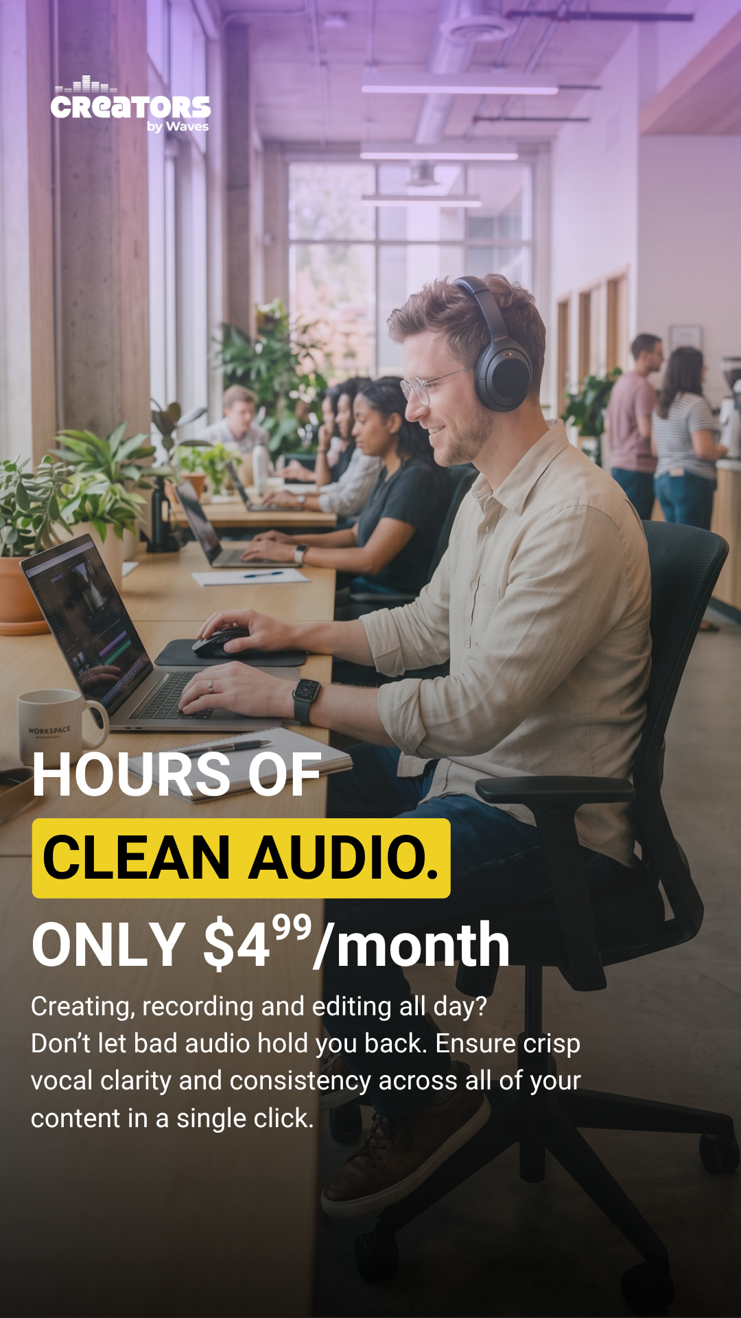 Waves Creators Facebook ad from Jun 11, 2026