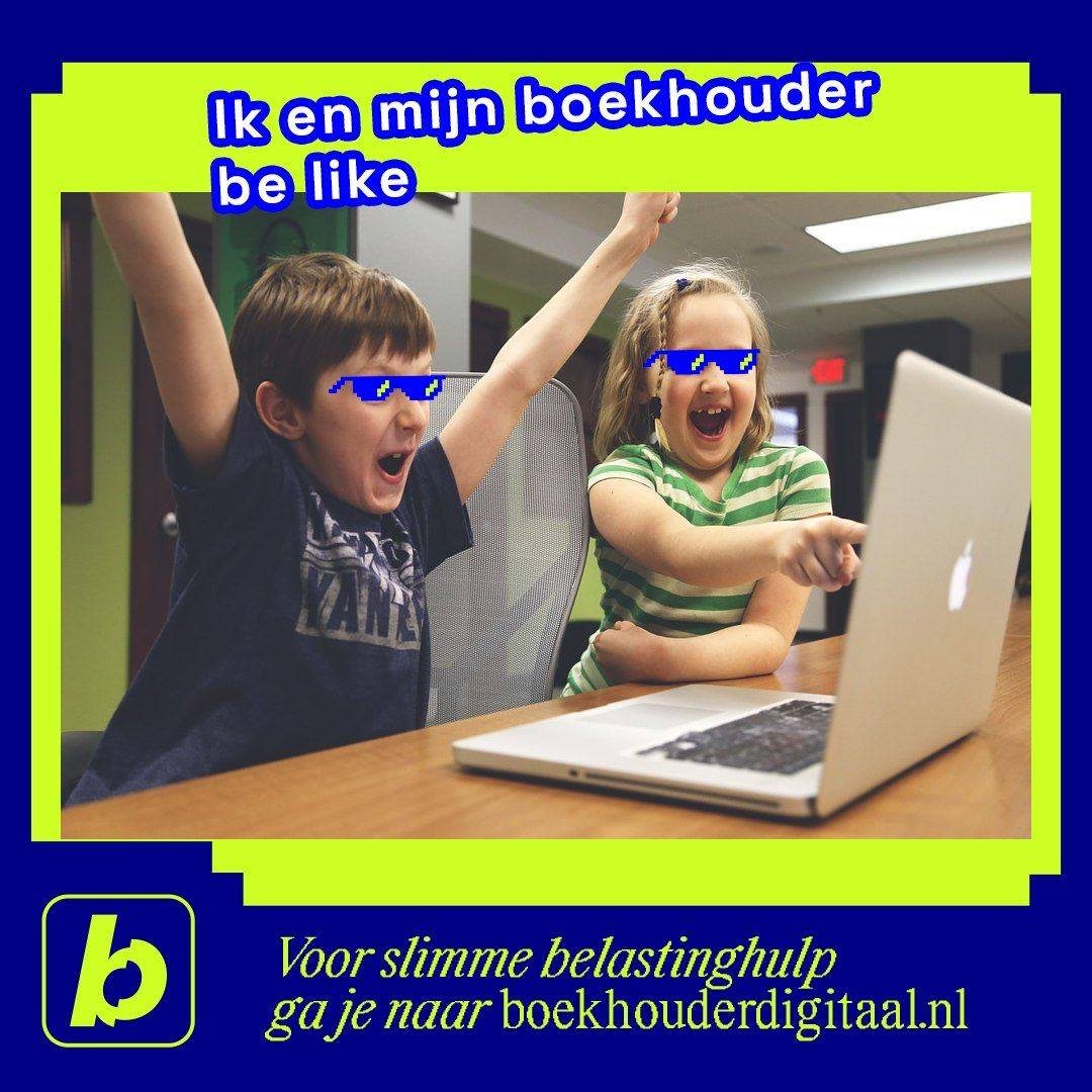 Boekhouder Digitaal Facebook ad: Dat gevoel wanneer je bonnetjes al verwerkt zijn…