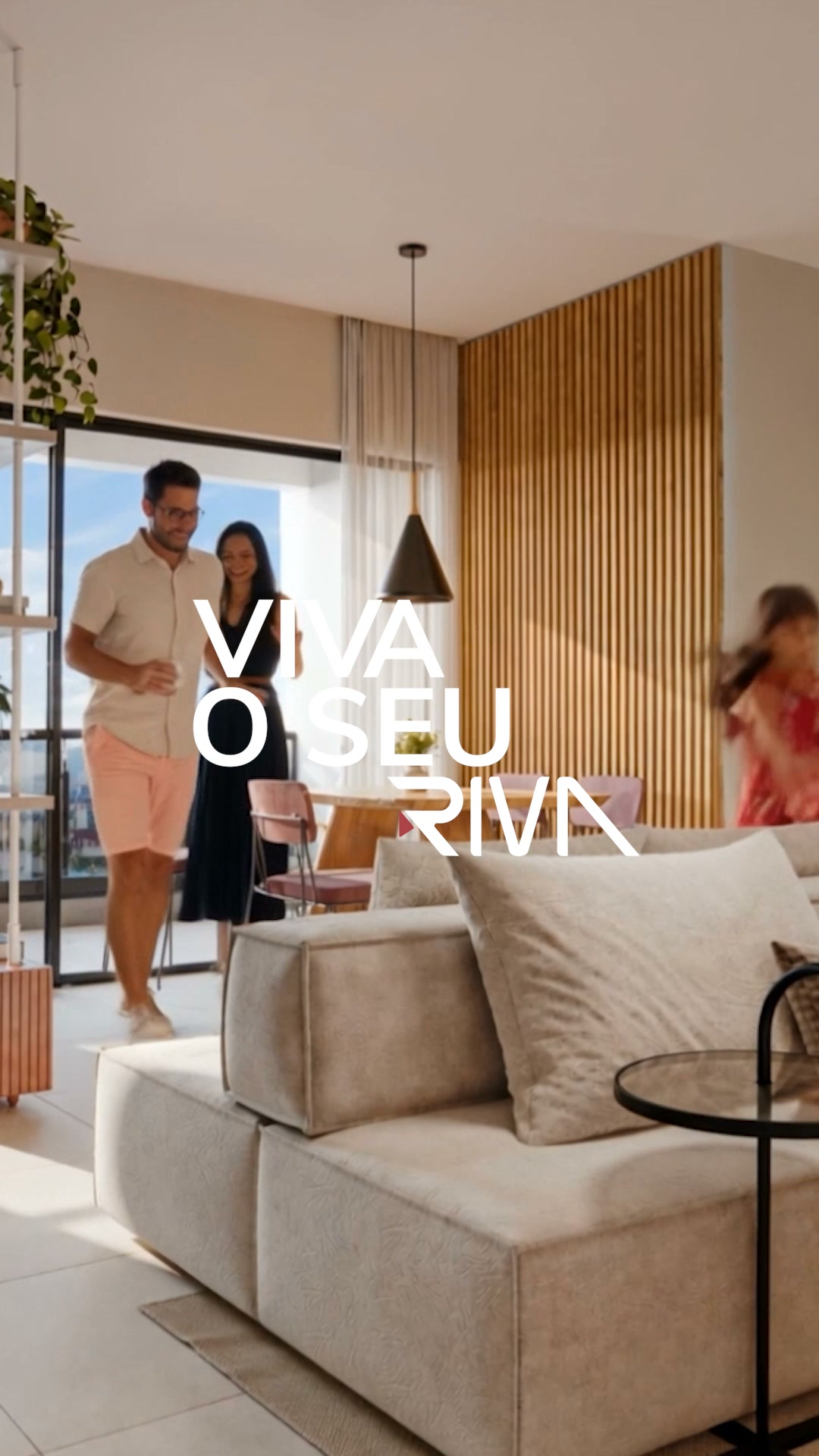 Riva Incorporadora Facebook ad: Viva em um apê Riva