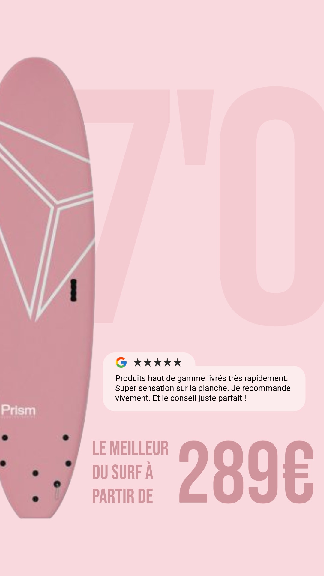 PRISM Surfboards Facebook ad from Feb 17, 2026