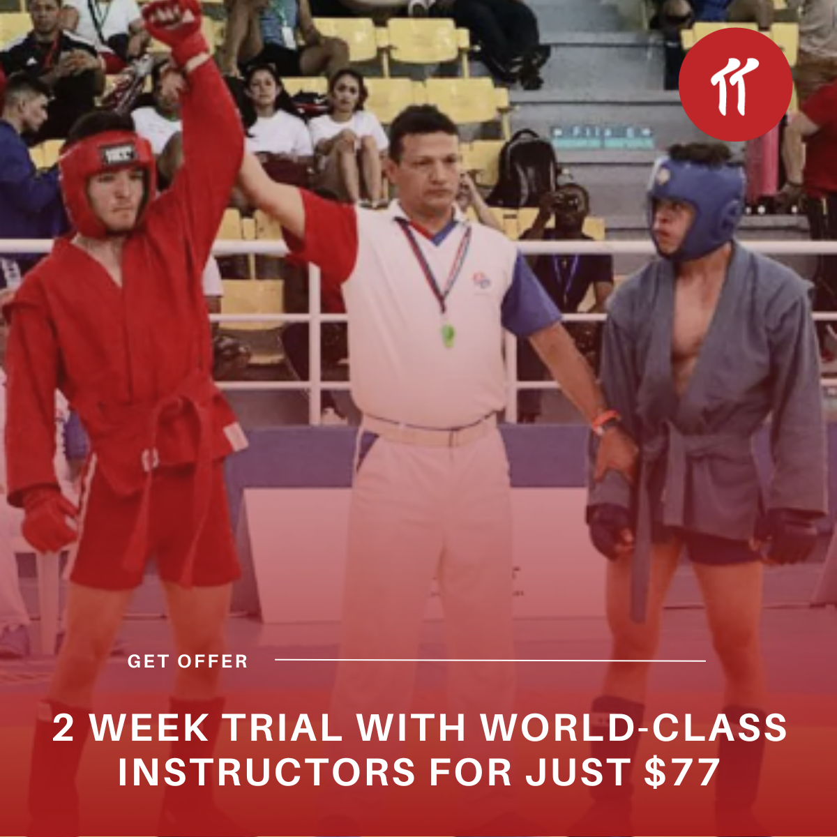 Tina Takahashi Martial Arts & Fitness Facebook ad: Most gyms teach fitness.