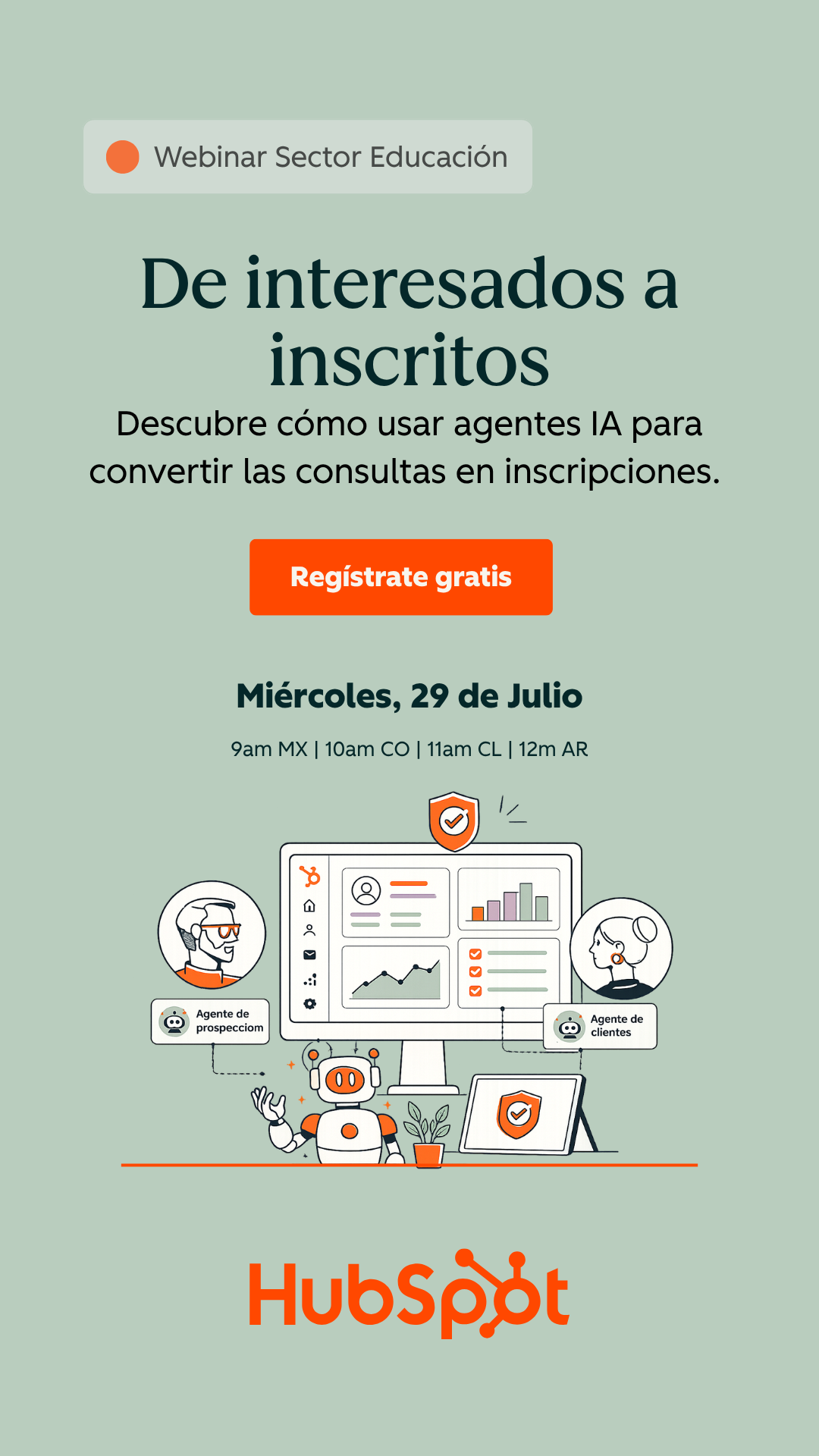 HubSpot Facebook ad