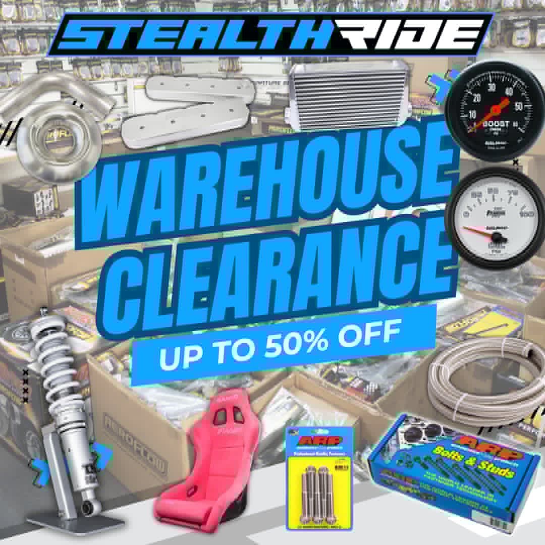 Stealth Ride Facebook ad: Massive Warehouse Clearance Sale - MORE PRODUCTS JUST…