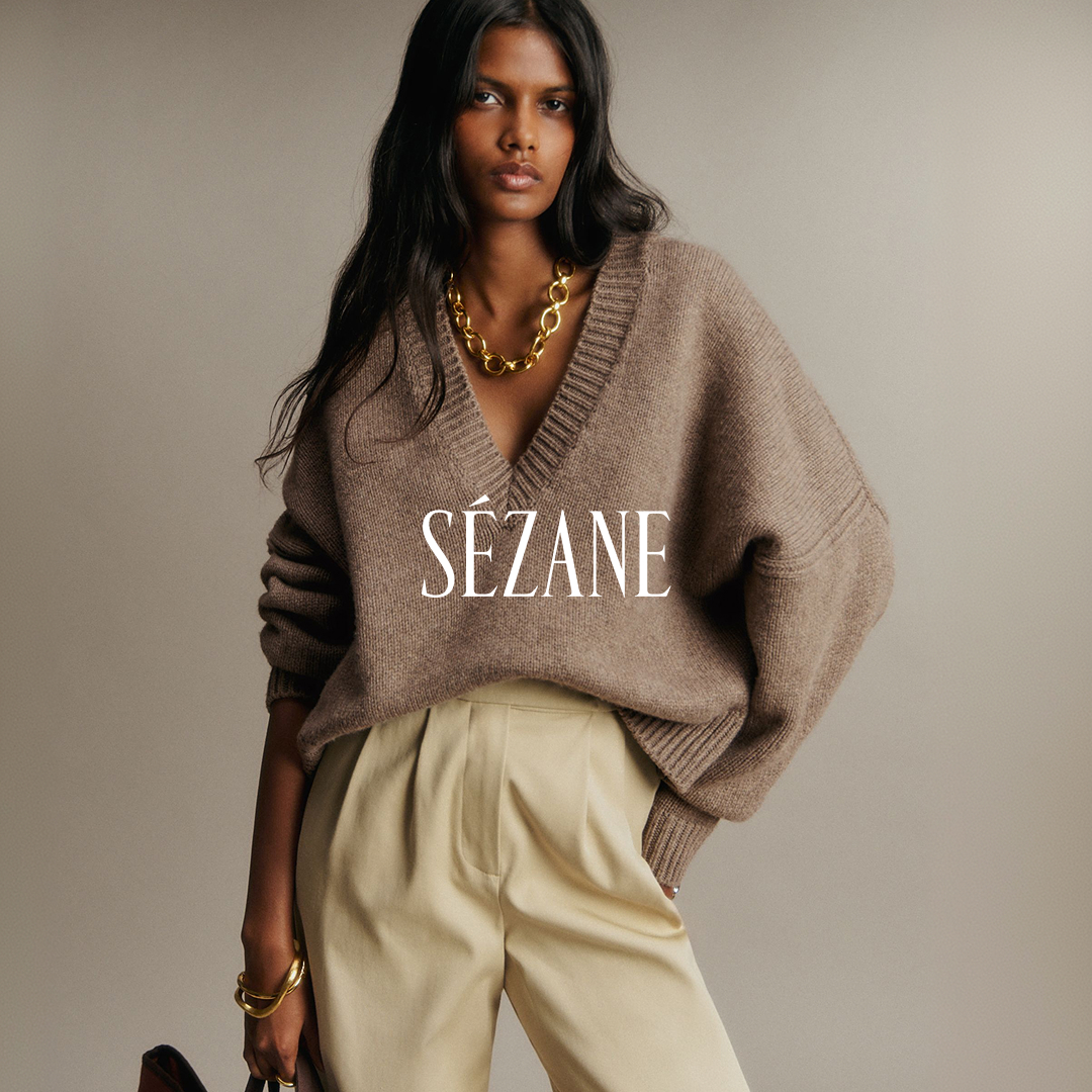 Sézane Facebook ad: Le pull de l’automne