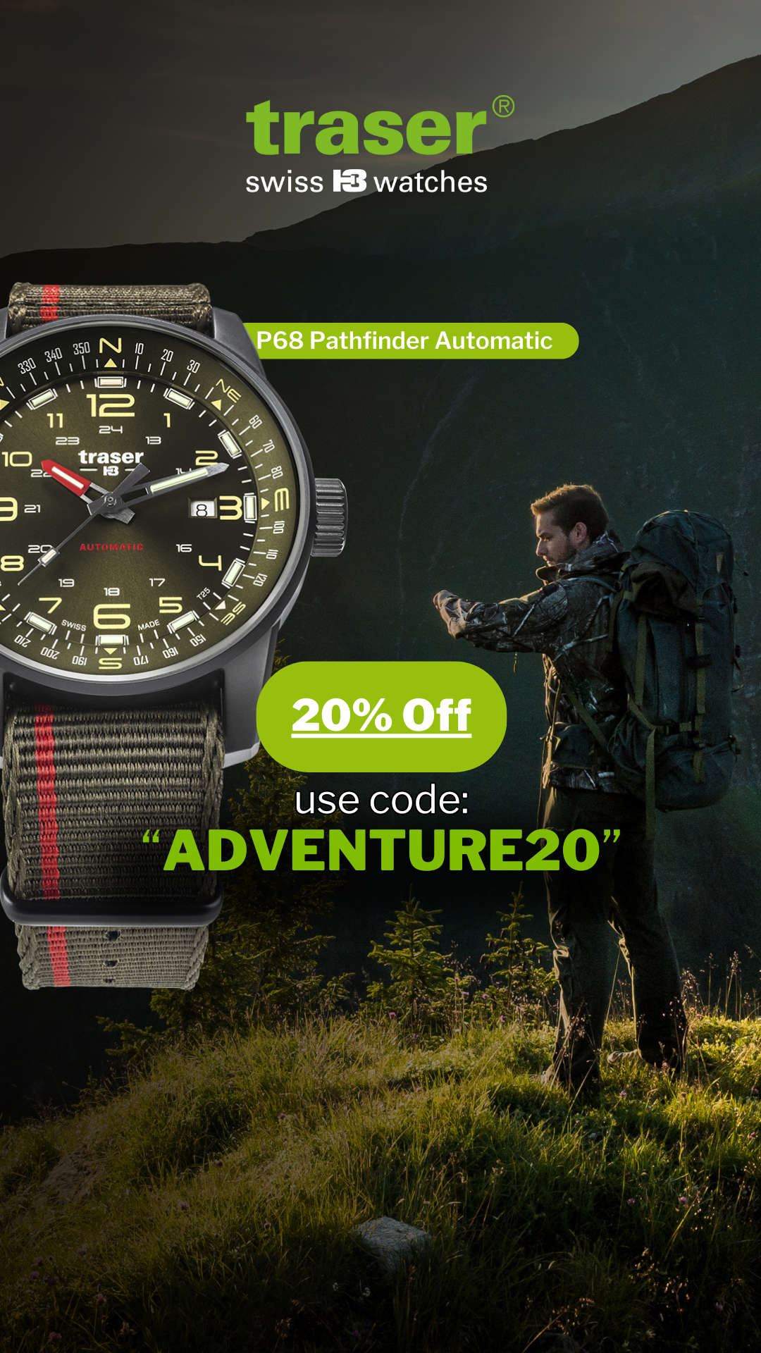 traser swiss H3 watches Facebook ad