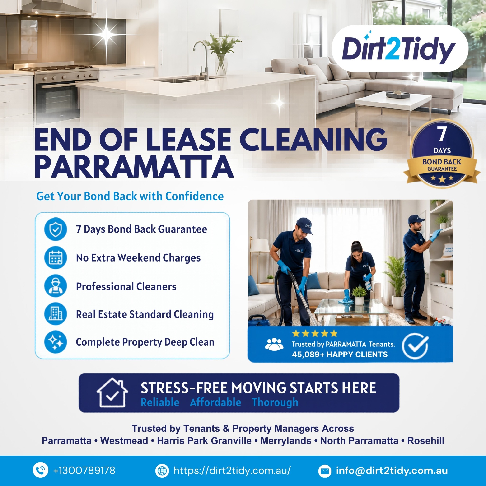 Dirt2tidy Sydney Facebook ad