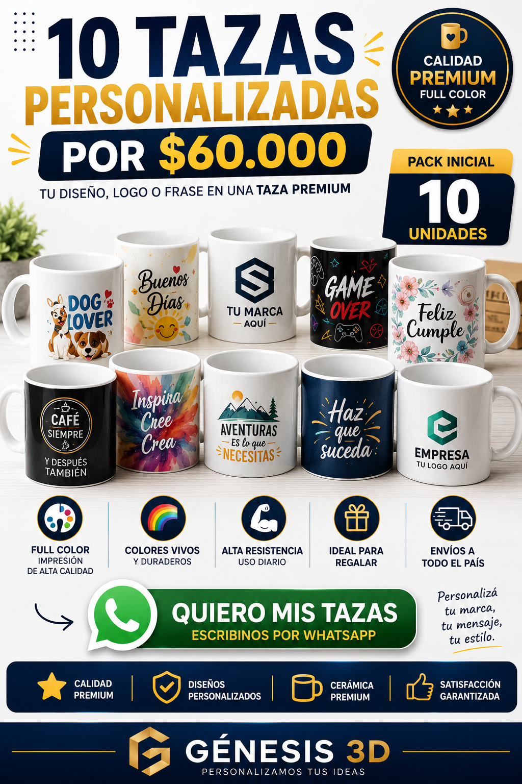 TuGenesis Facebook ad: Chatea con nosotros