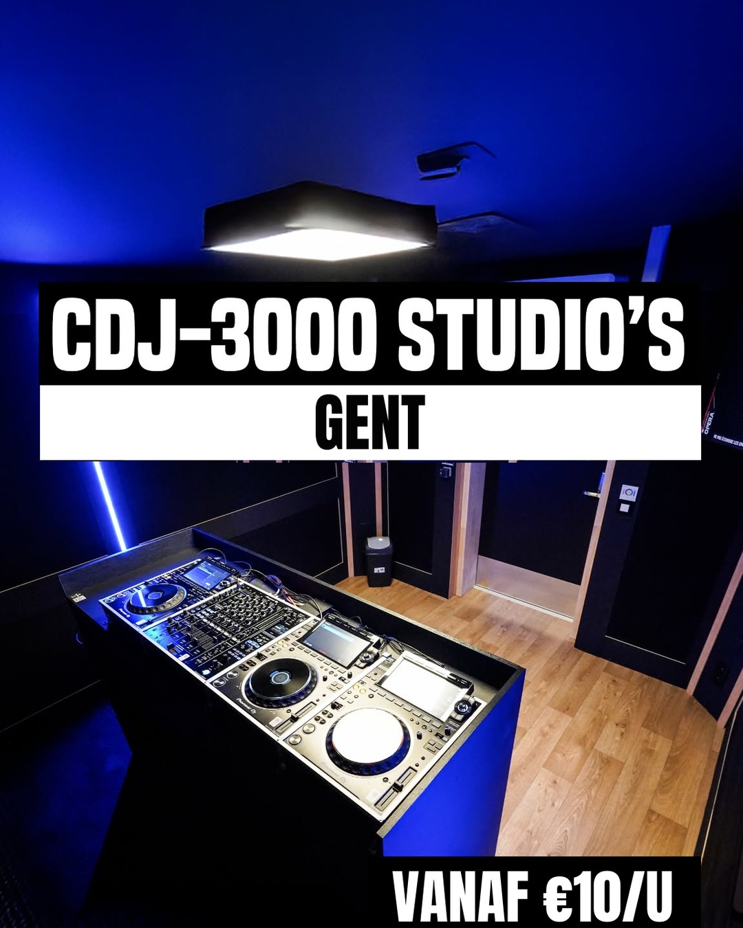 Plug The Jack Facebook ad: DJ-studio's Gent · vanaf €10/u