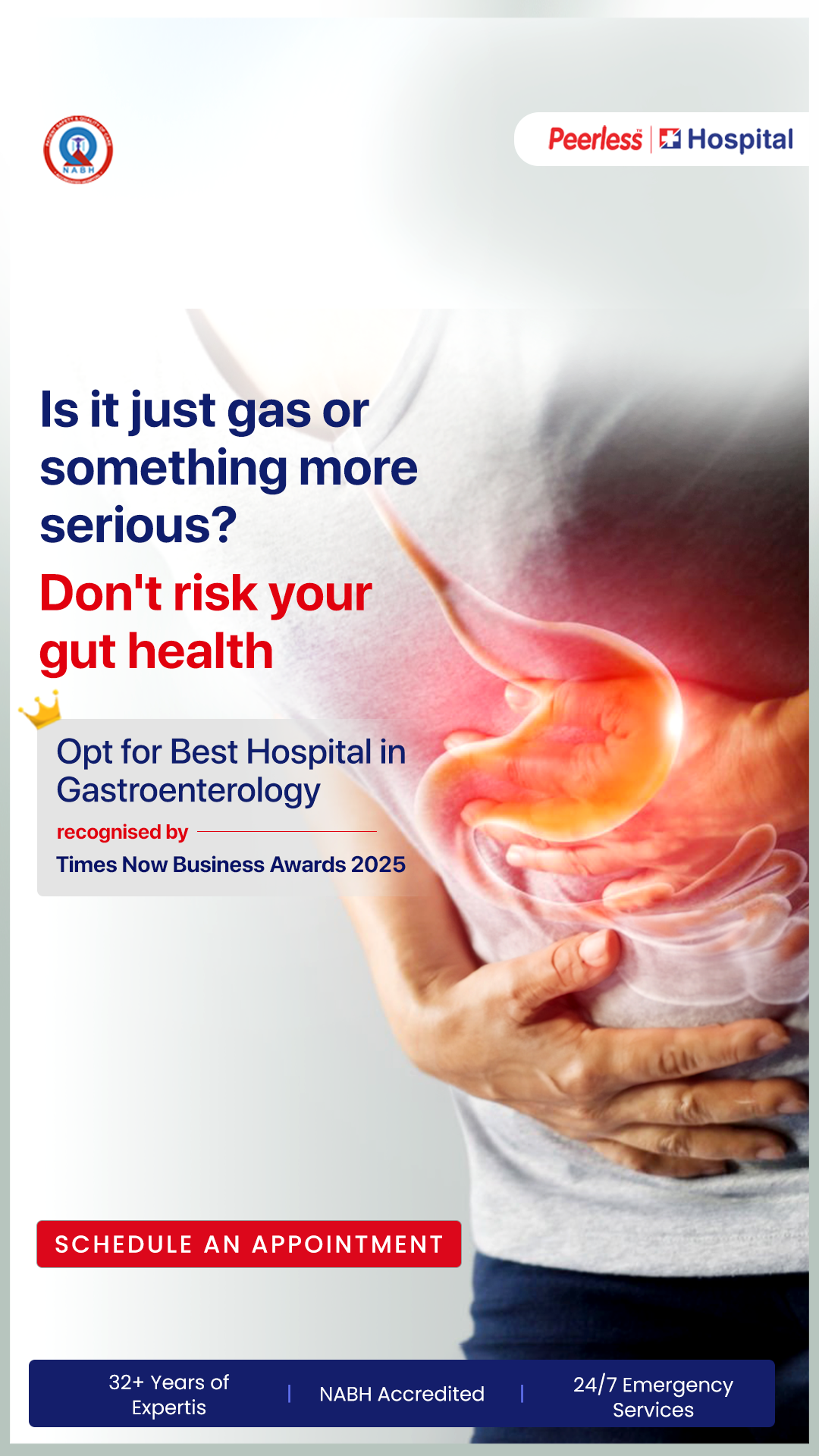 Peerless Hospital & B K Roy Research Center Facebook ad from Feb 11, 2026